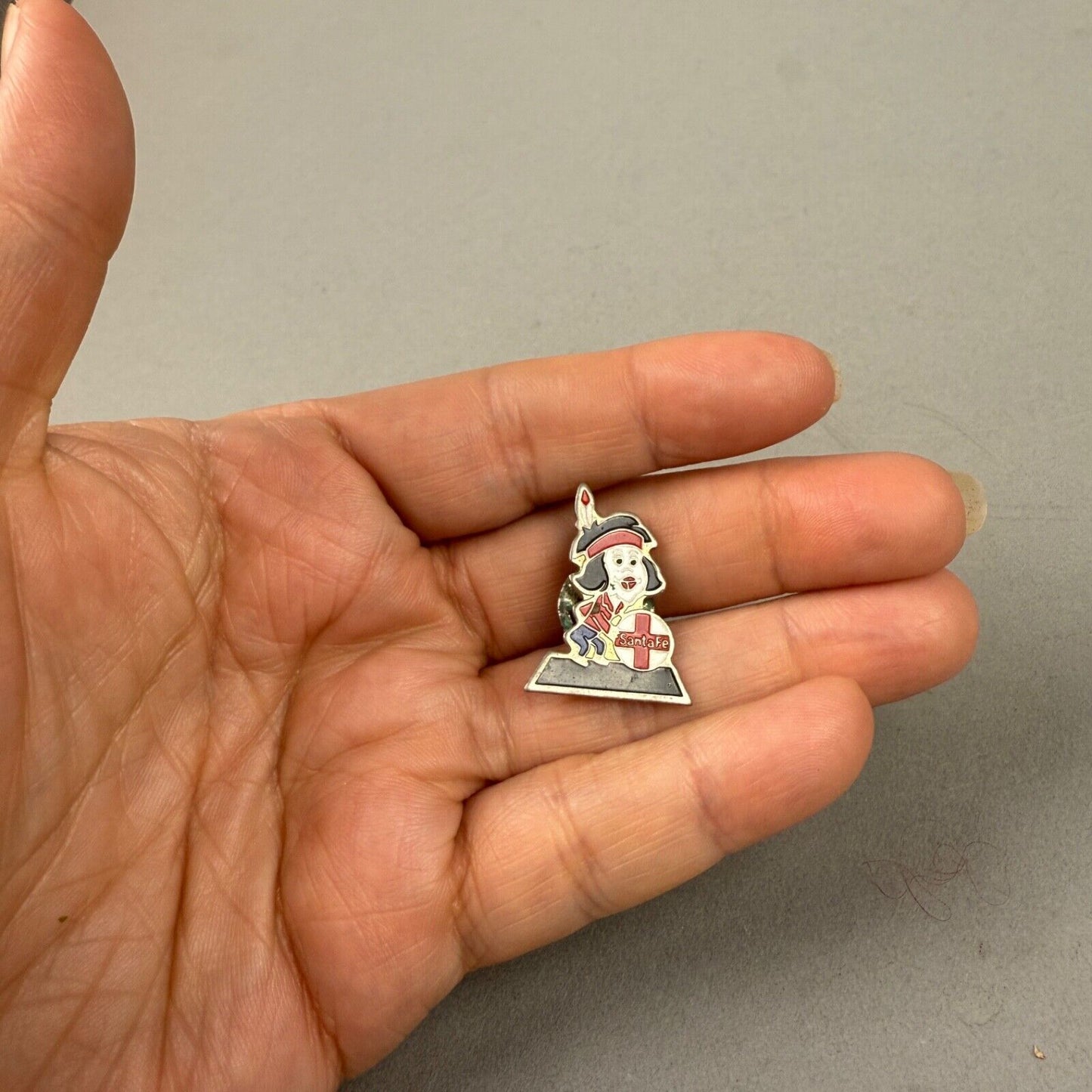 Vintage Santa Fe Lapel Hat Pin