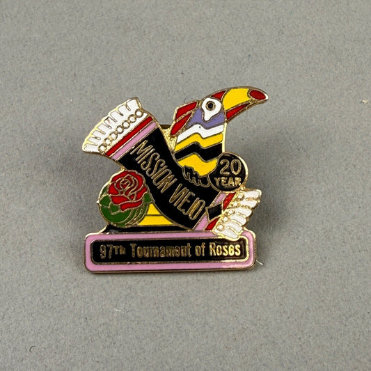 Vintage Mission Viejo Tournament of Roses Lapel Hat Pin