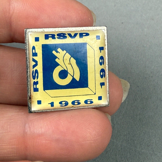 RSVP 1966 1991 Vintage Lapel Hat Pin