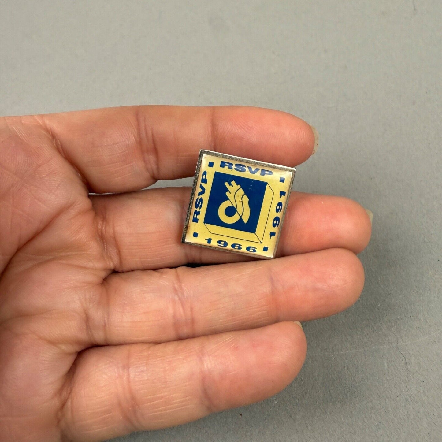 RSVP 1966 1991 Vintage Lapel Hat Pin