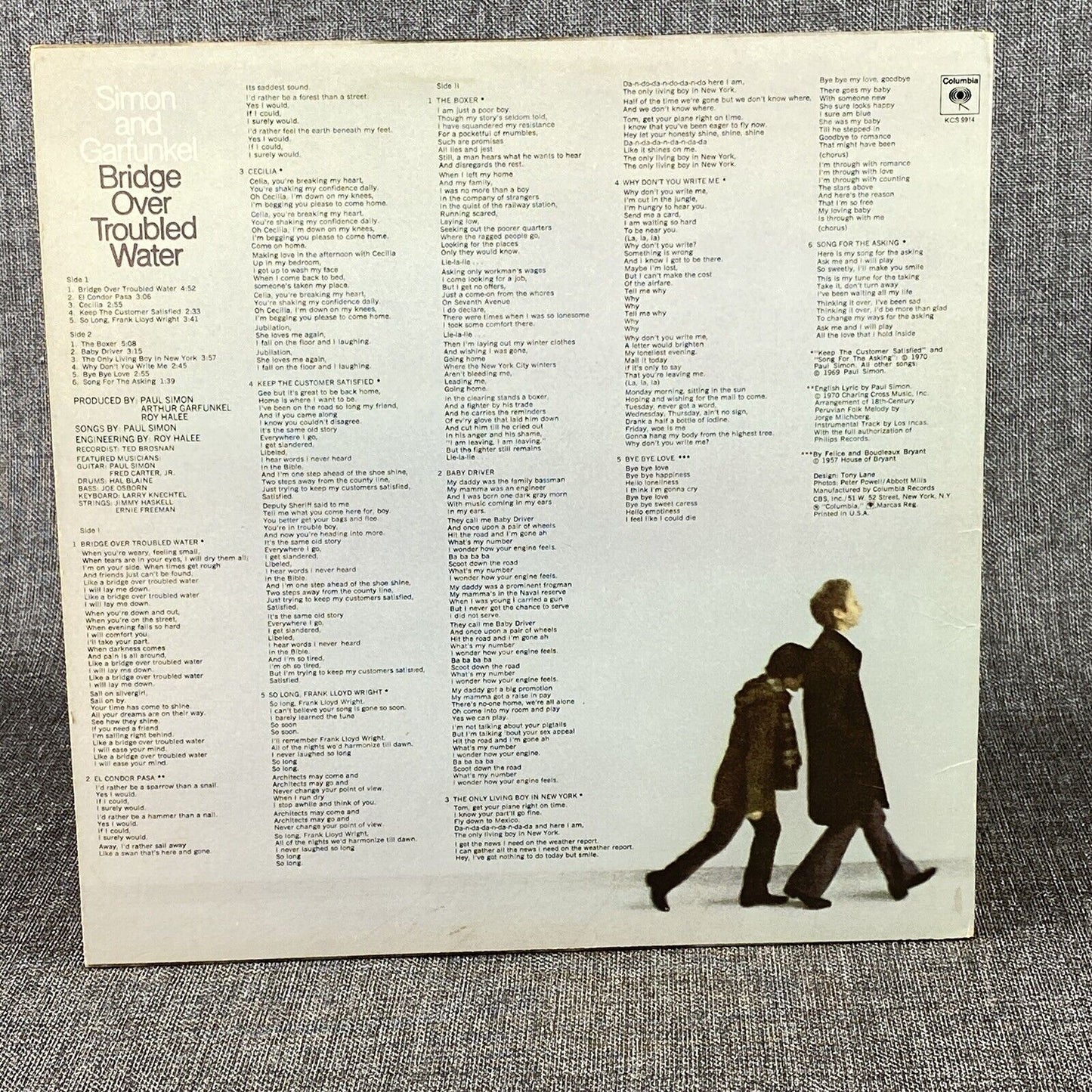 SIMON and GARFUNKEL Bridge over Troubled Water (1970) LP Vinyl Record