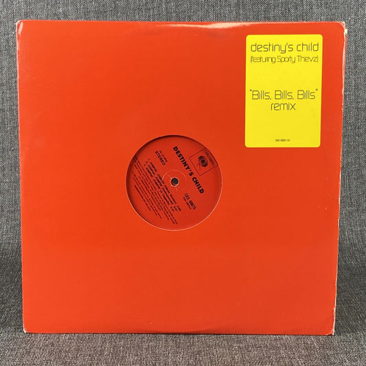 2 LP Destiny's Child Bills Bills Bills Remix Vinyl Record Red Sleeve 1999