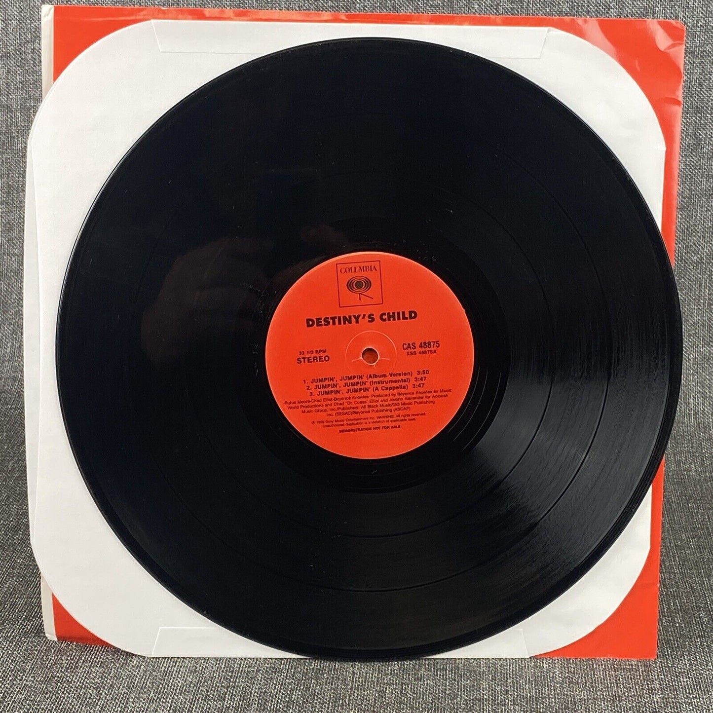 2 LP Destiny's Child Bills Bills Bills Remix Vinyl Record Red Sleeve 1999