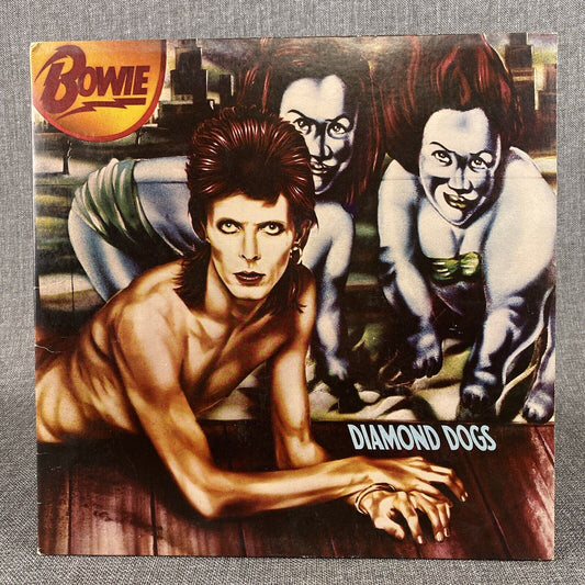 David Bowie Diamond Dogs Gatefold Vinyl LP Record 1974