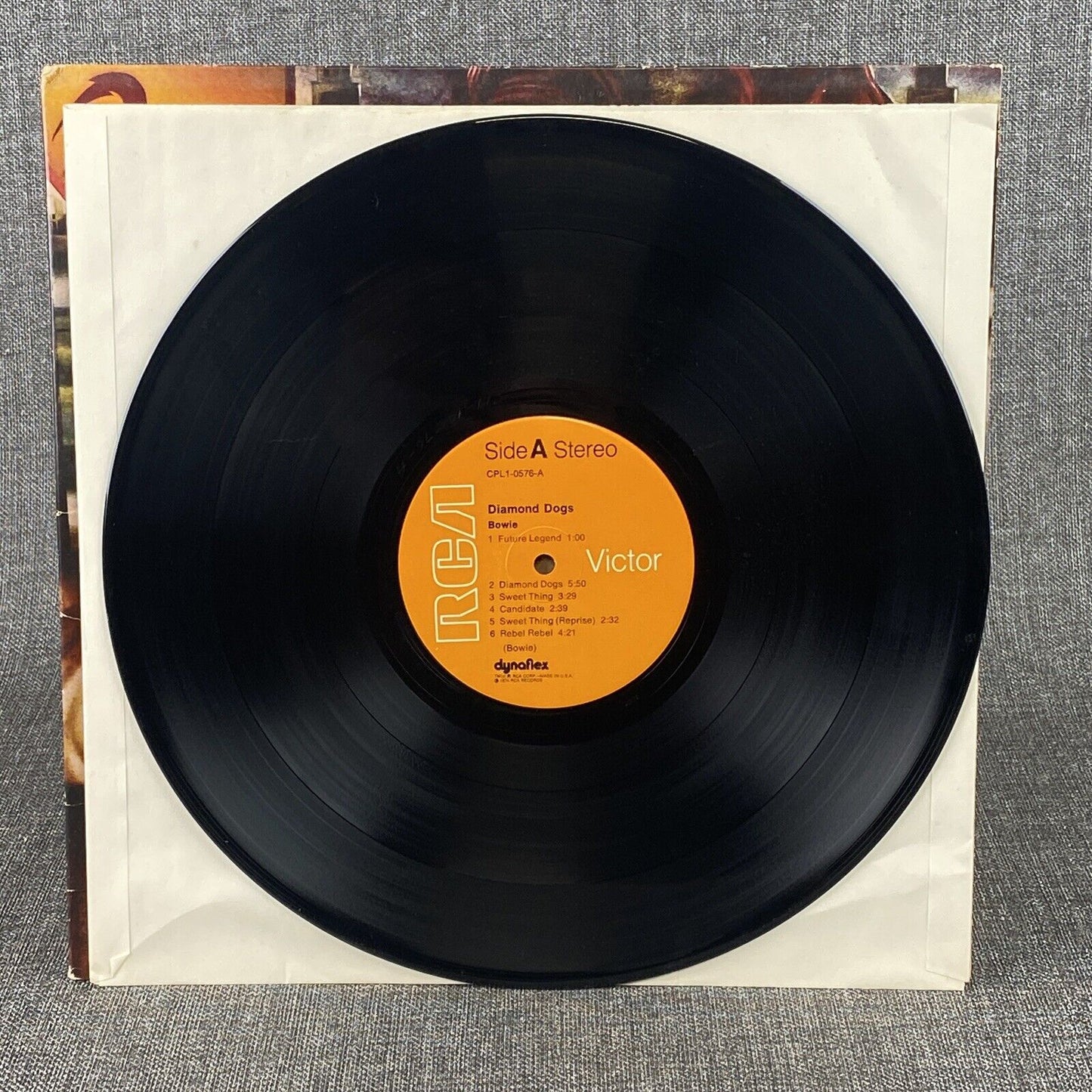 David Bowie Diamond Dogs Gatefold Vinyl LP Record 1974