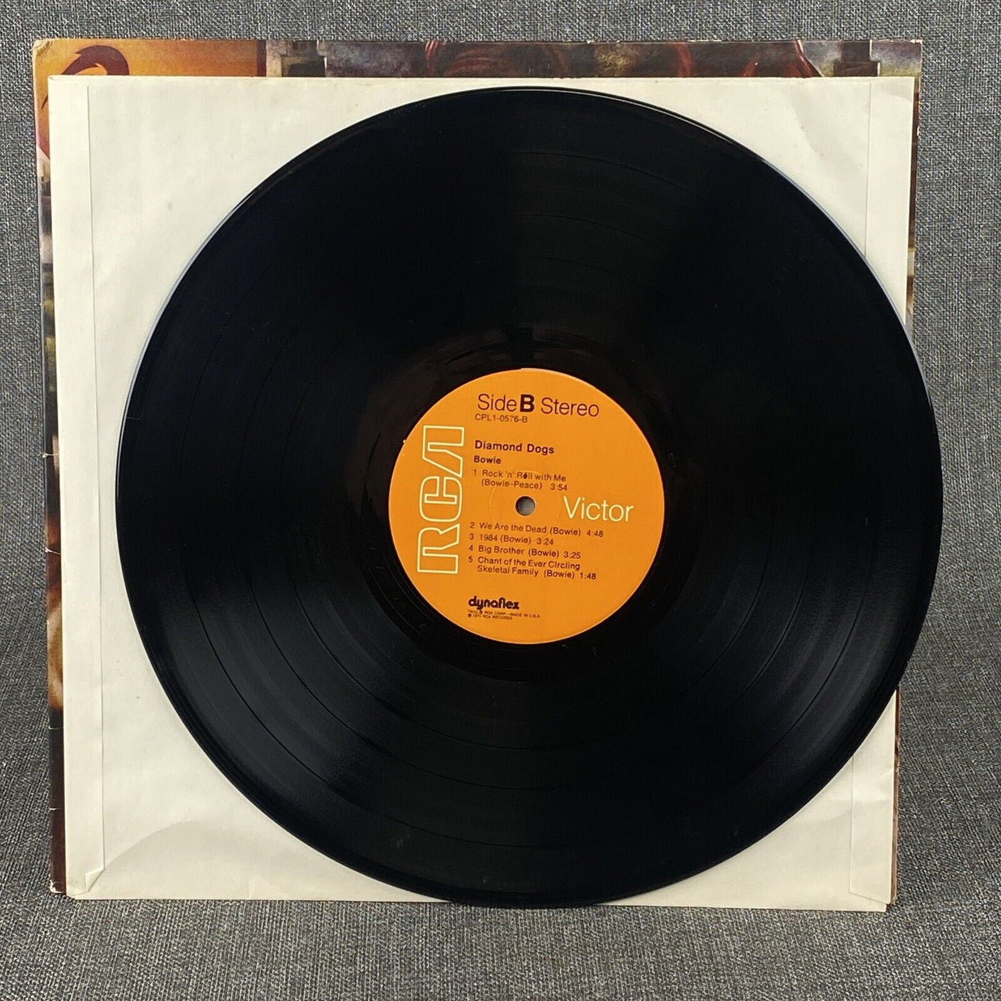 David Bowie Diamond Dogs Gatefold Vinyl LP Record 1974