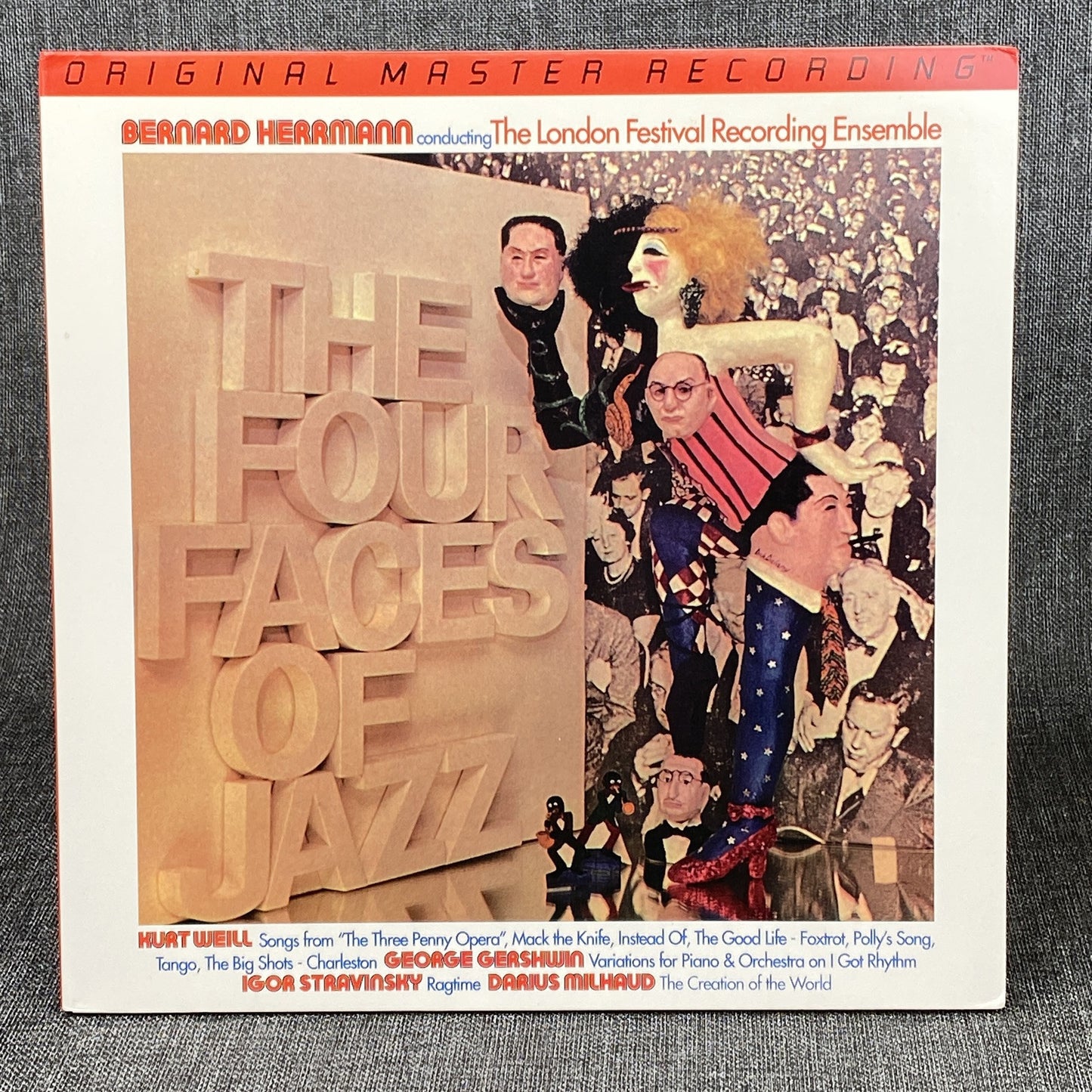 Bernard Herrmann The Four Faces of Jazz Vinyl LP Album Original Master Recording