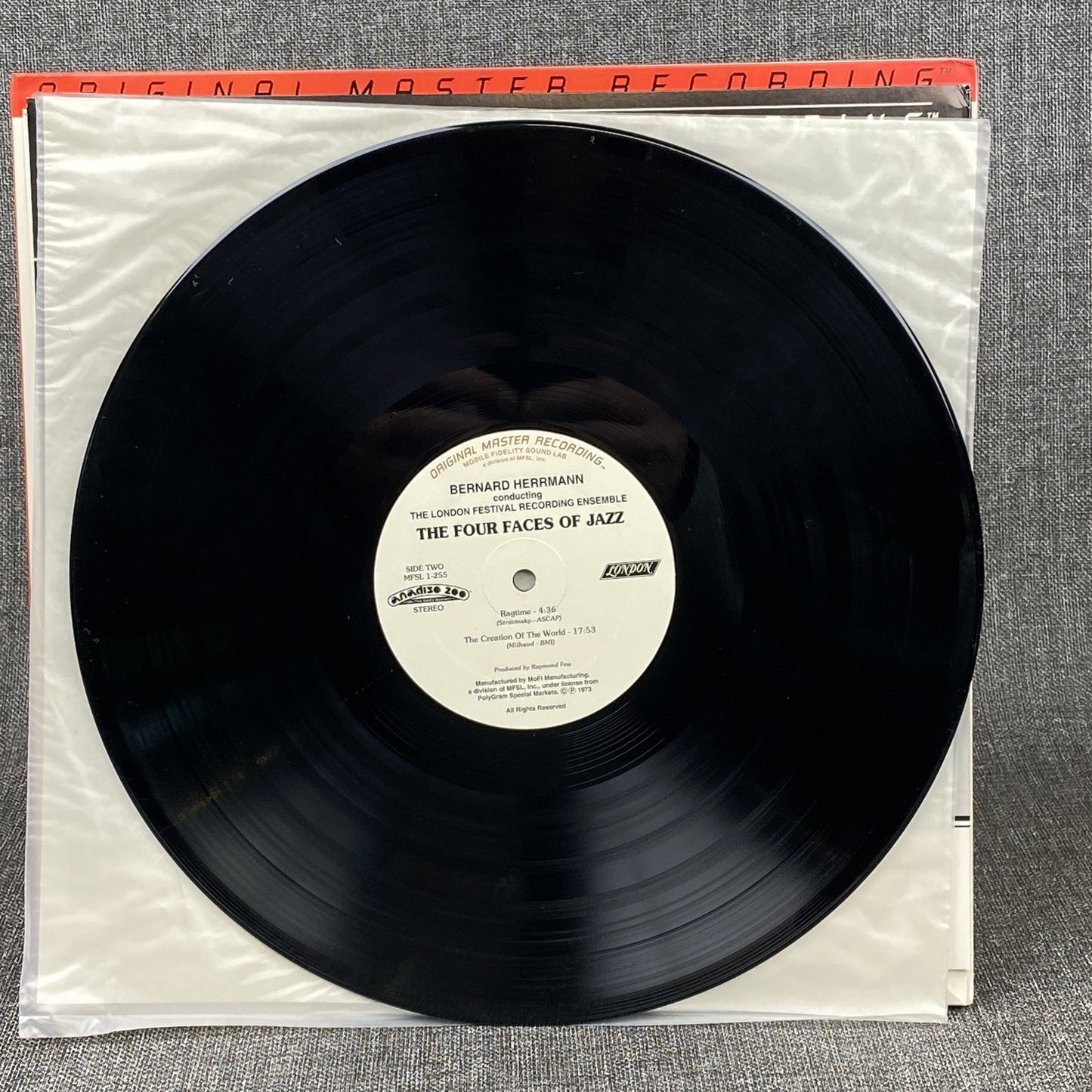 Bernard Herrmann The Four Faces of Jazz Vinyl LP Album Original Master Recording