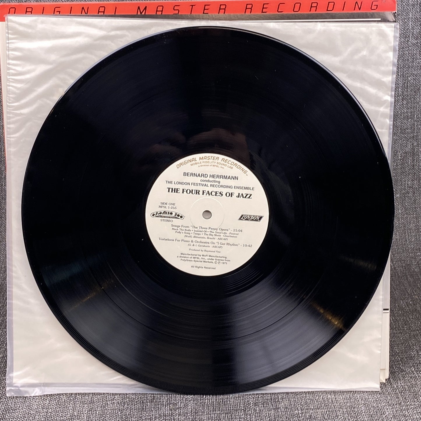 Bernard Herrmann The Four Faces of Jazz Vinyl LP Album Original Master Recording