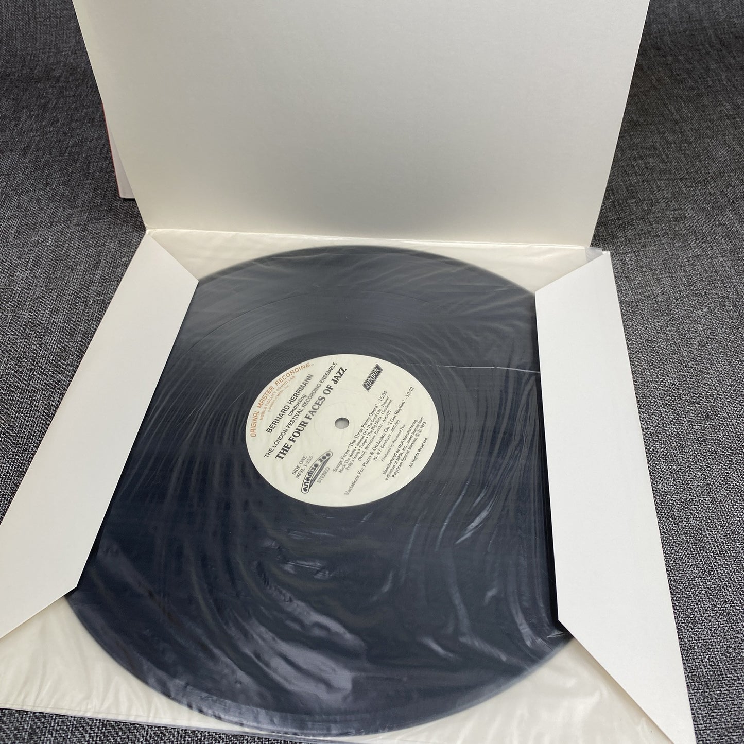 Bernard Herrmann The Four Faces of Jazz Vinyl LP Album Original Master Recording