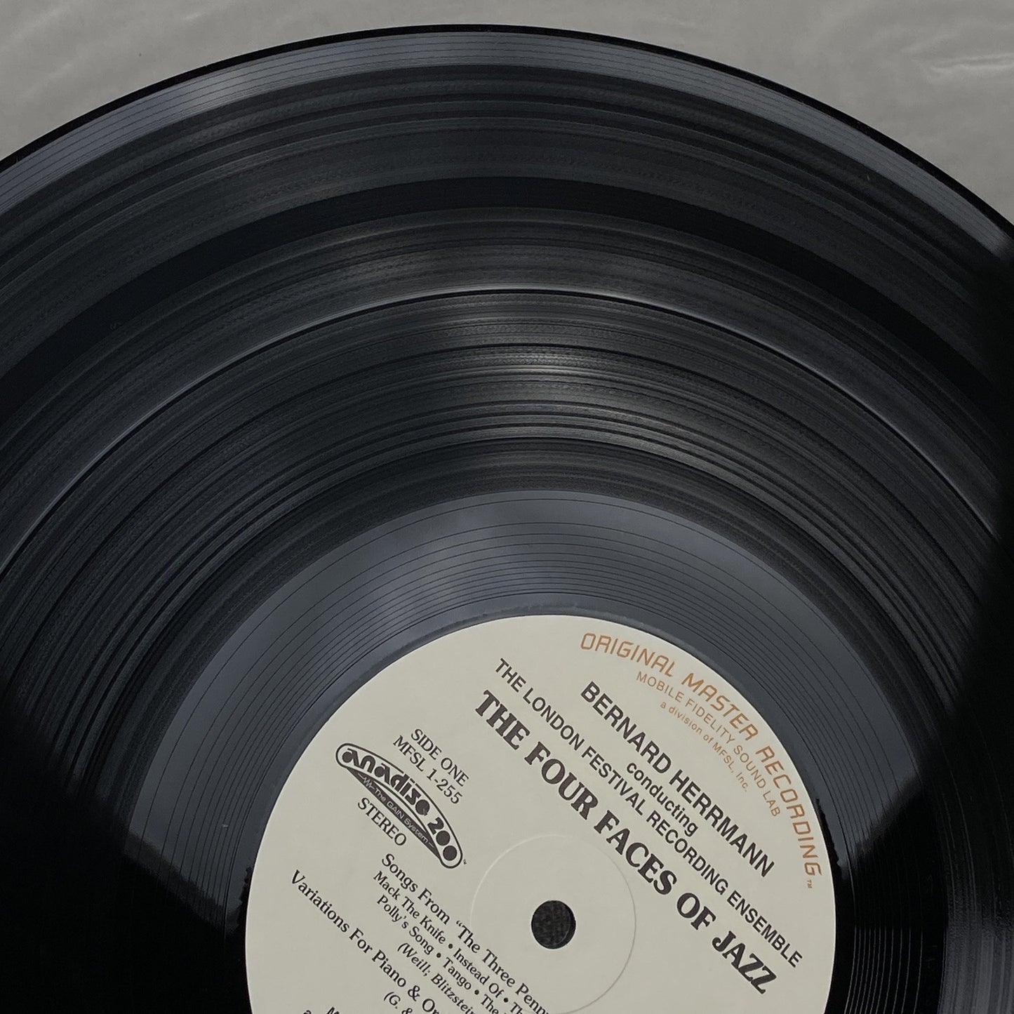 Bernard Herrmann The Four Faces of Jazz Vinyl LP Album Original Master Recording