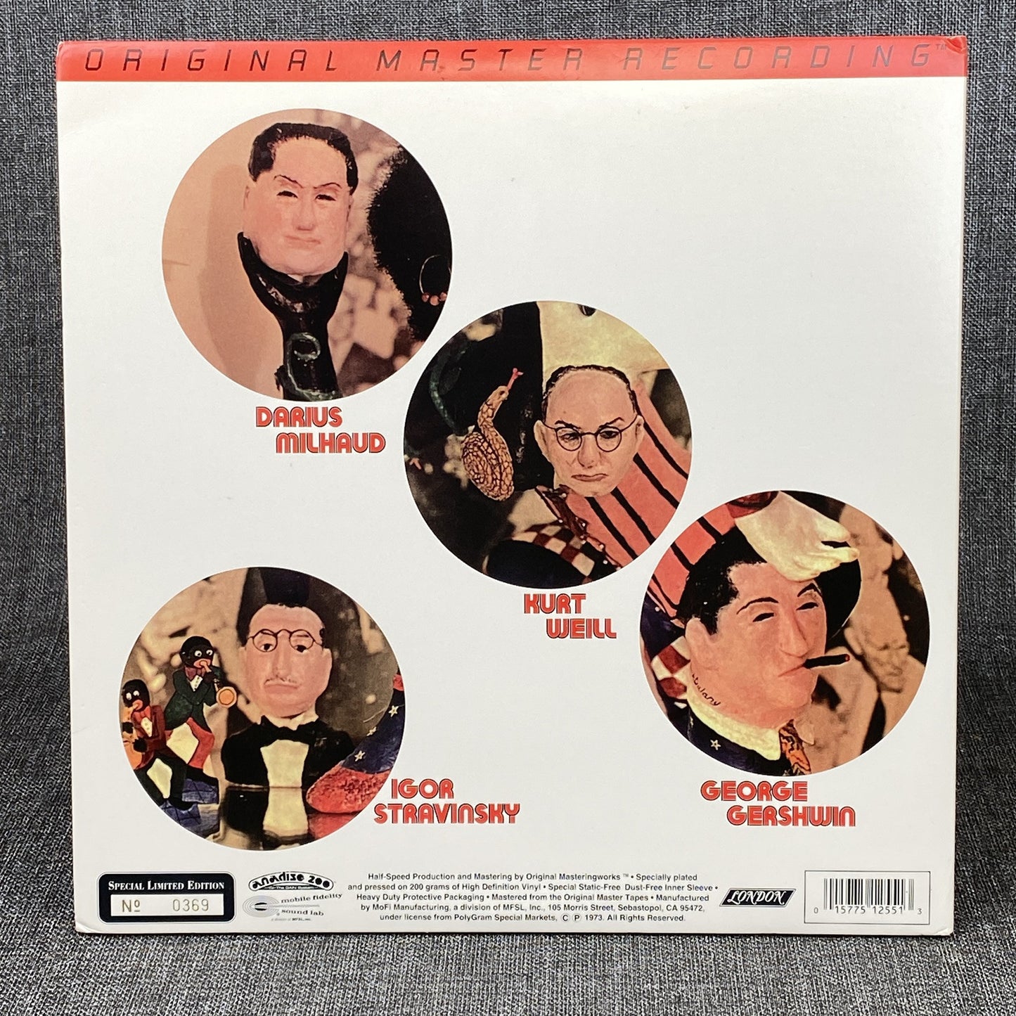 Bernard Herrmann The Four Faces of Jazz Vinyl LP Album Original Master Recording