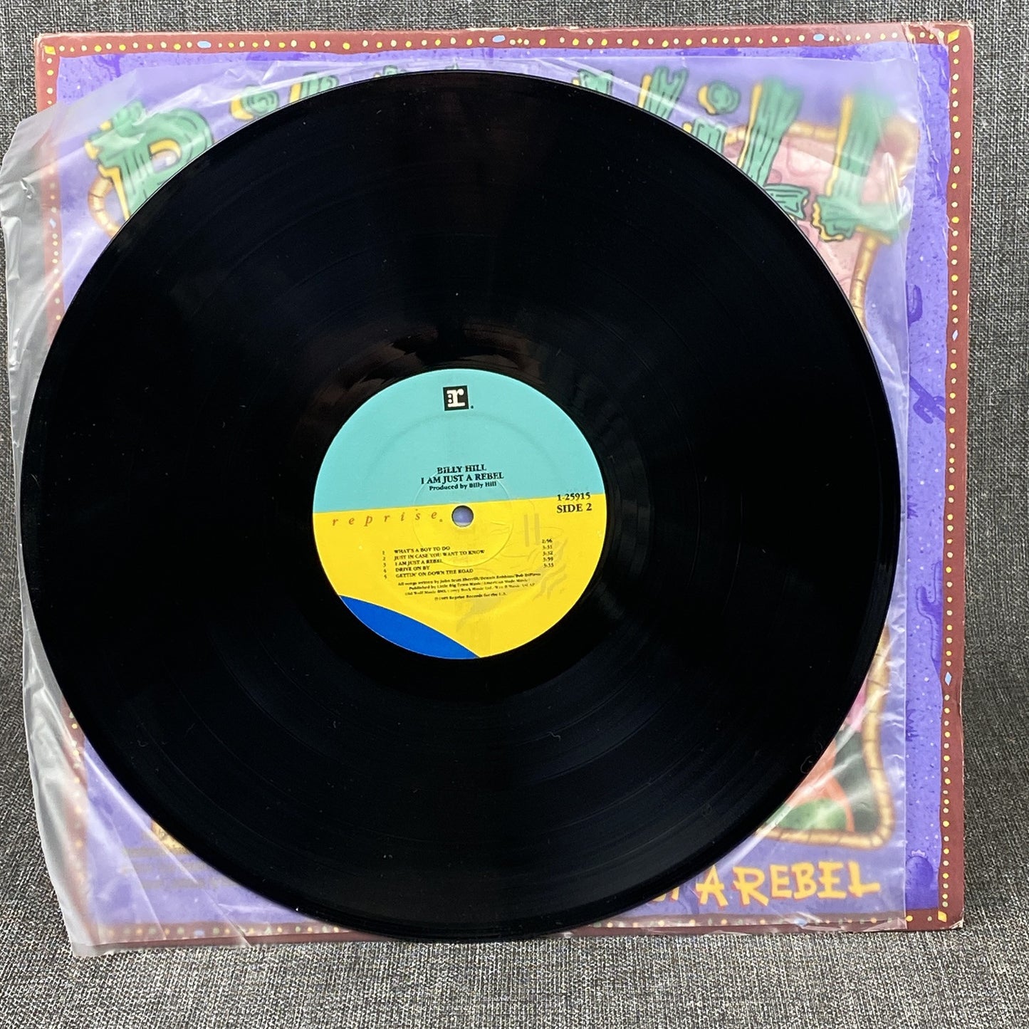Billy Hill, I am just a Rebel, LP Vinyl Record PROMOTIONAL , 1989
