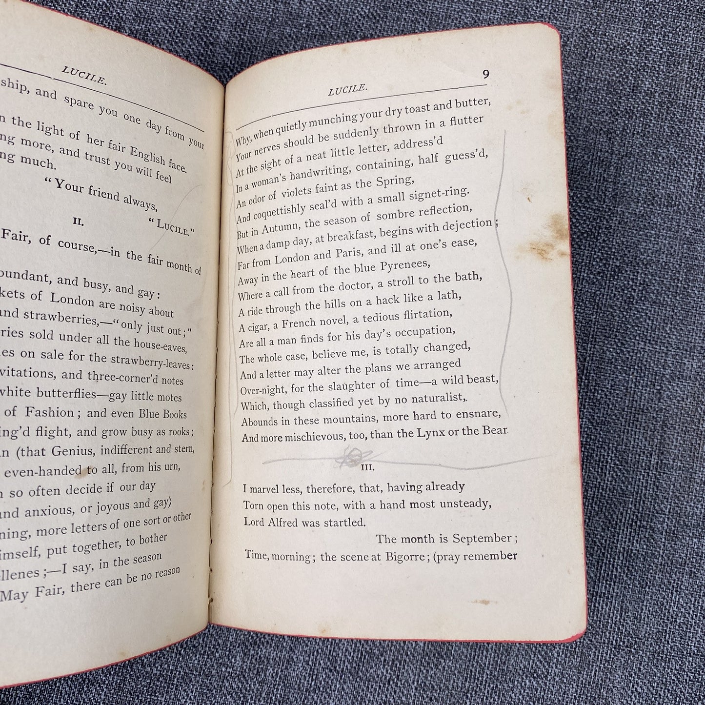 LUCILE by Owen Meredith published by Thomas Y. Crowell & Co 1902-1905