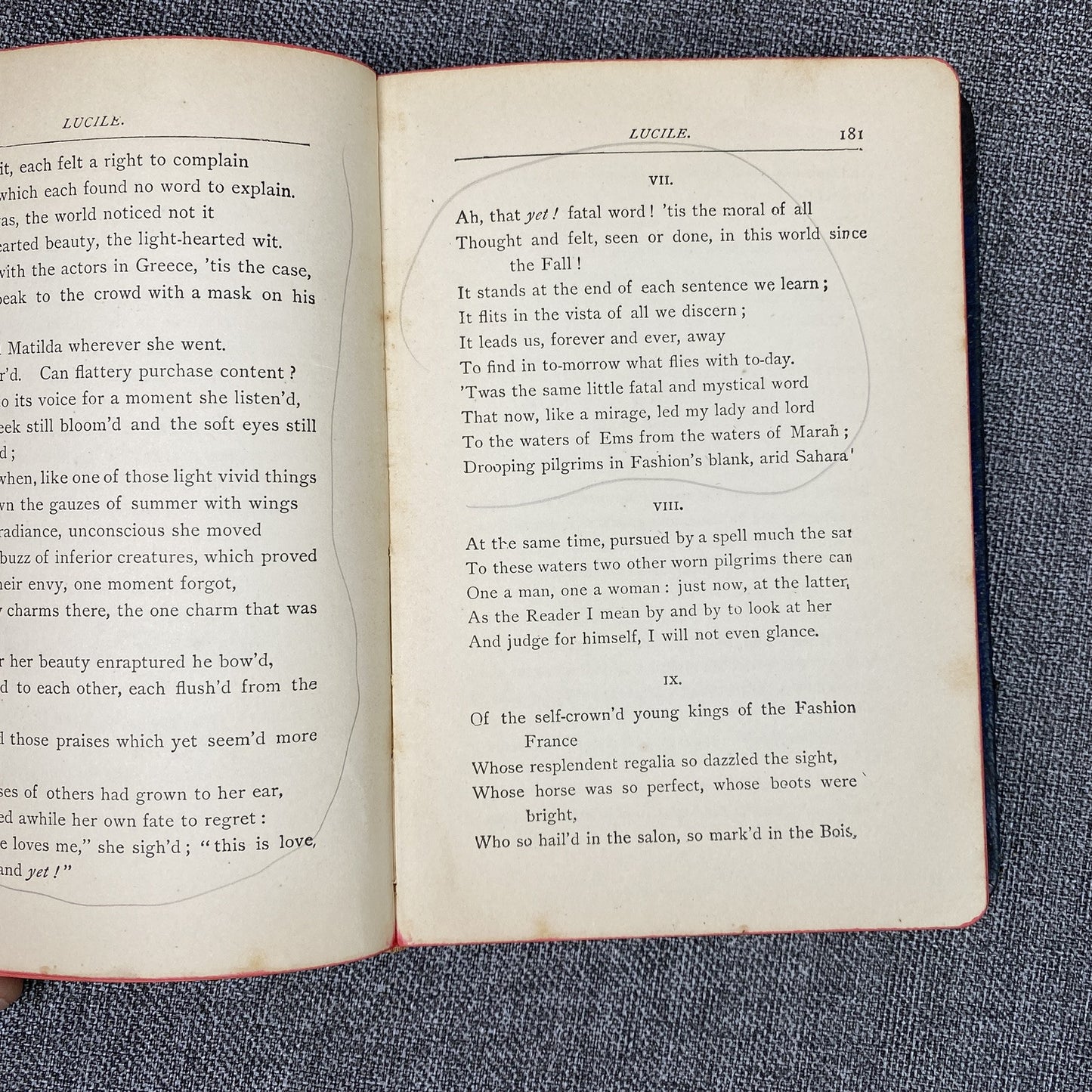 LUCILE by Owen Meredith published by Thomas Y. Crowell & Co 1902-1905