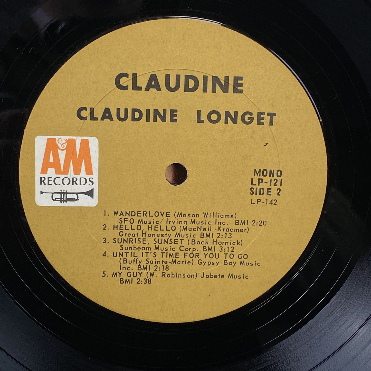 Caludine Longet Vinyl Record by A&M Records 1967 - EXCELLENT