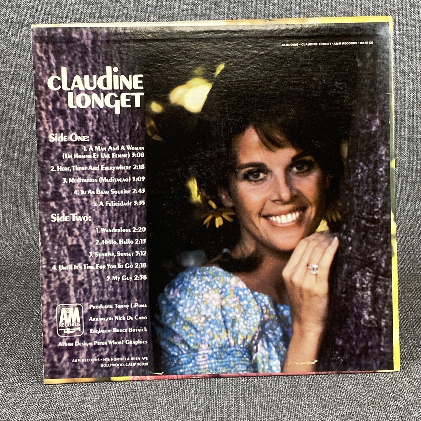Caludine Longet Vinyl Record by A&M Records 1967 - EXCELLENT