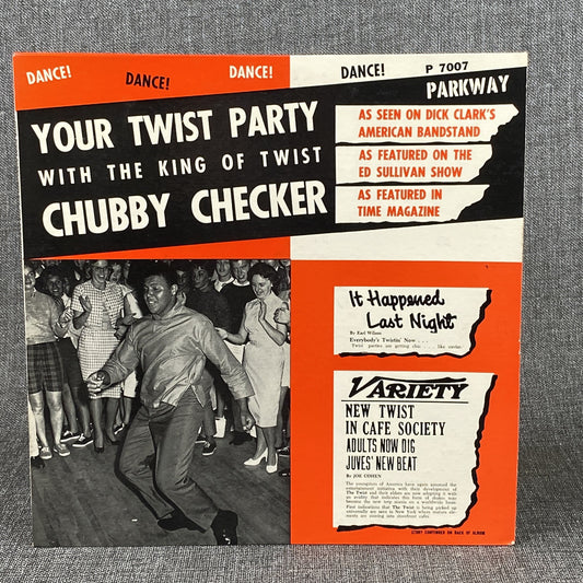 Chubby Checker Your Twist Party Vinyl Record by Parkway Records 1960 - EXCELLENT