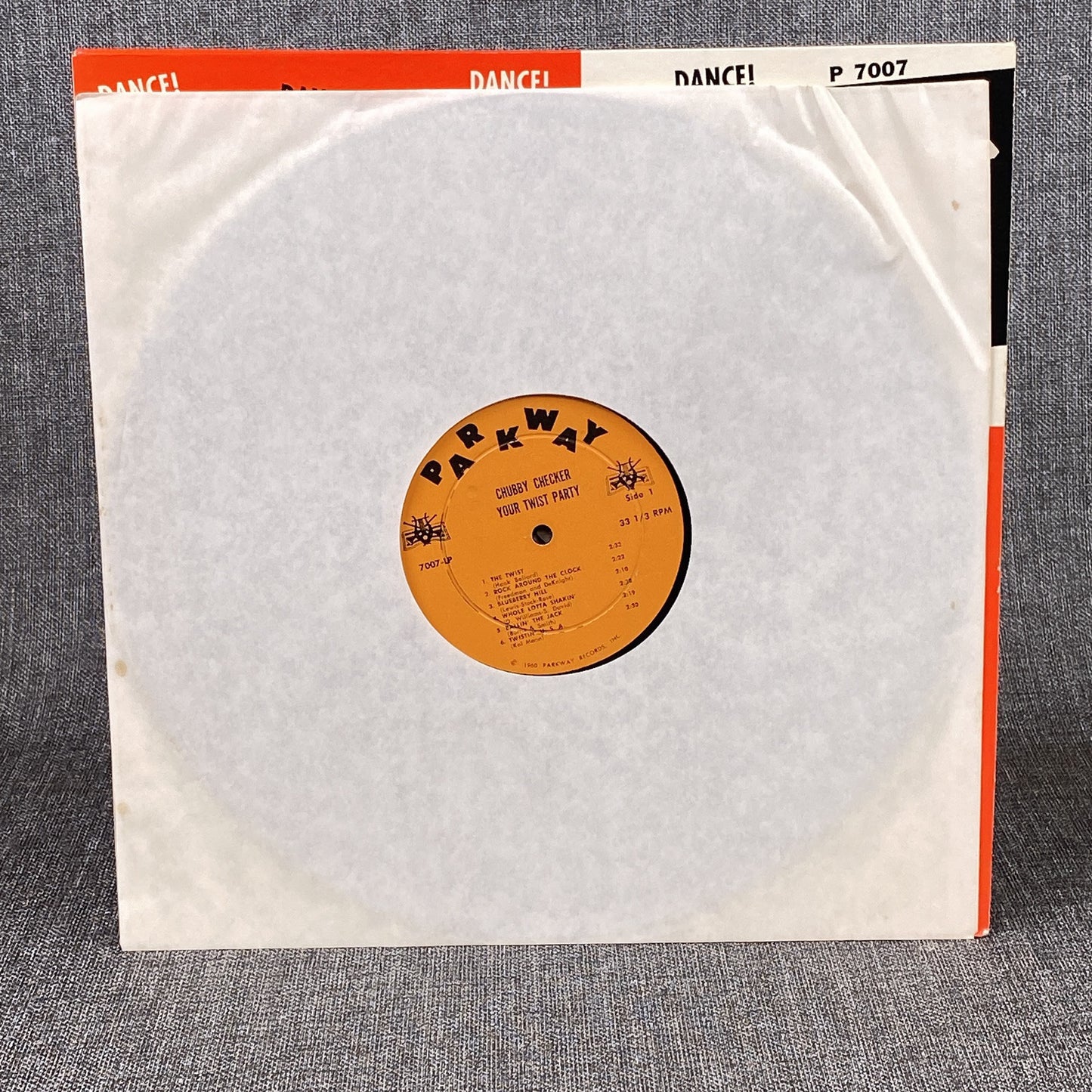 Chubby Checker Your Twist Party Vinyl Record by Parkway Records 1960 - EXCELLENT
