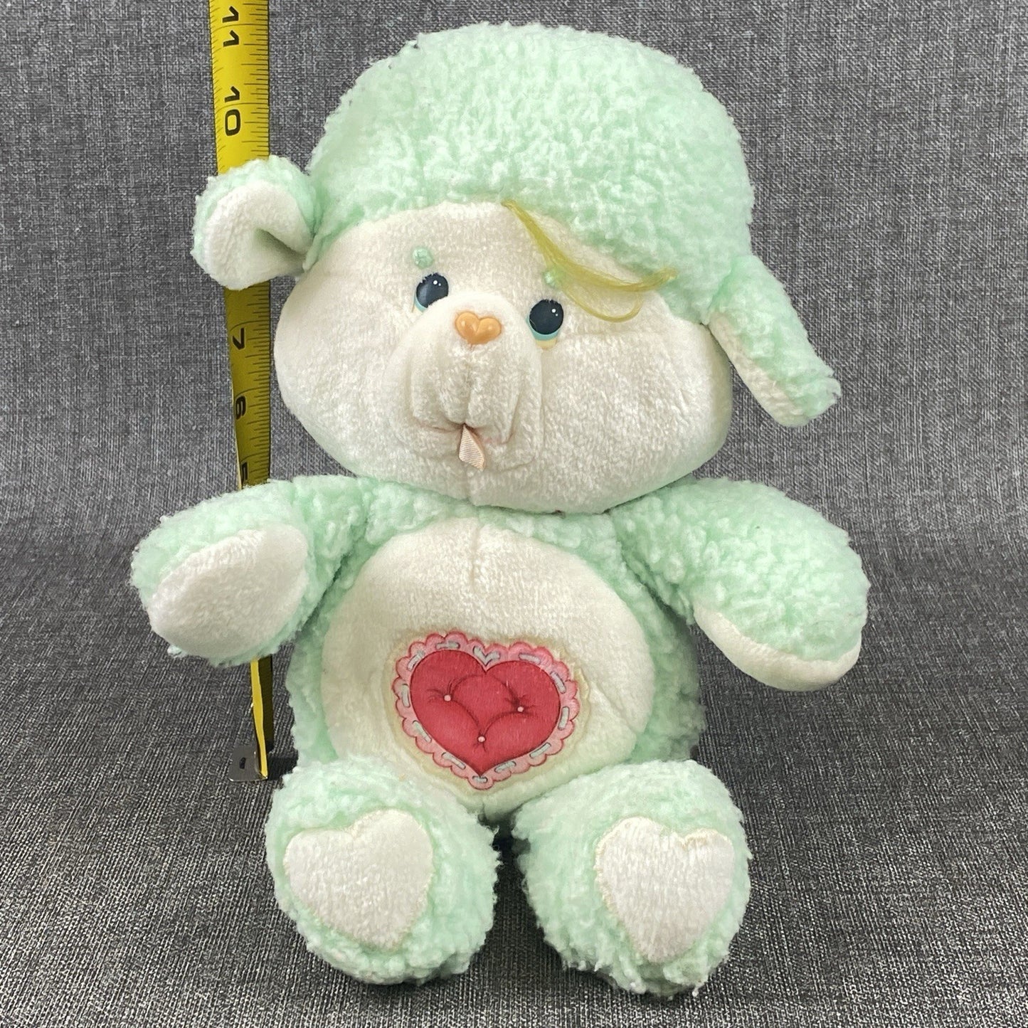 Vintage 1984 Kenner Care Bear Cousins Gentle Heart Lamb 13" Plush Toy