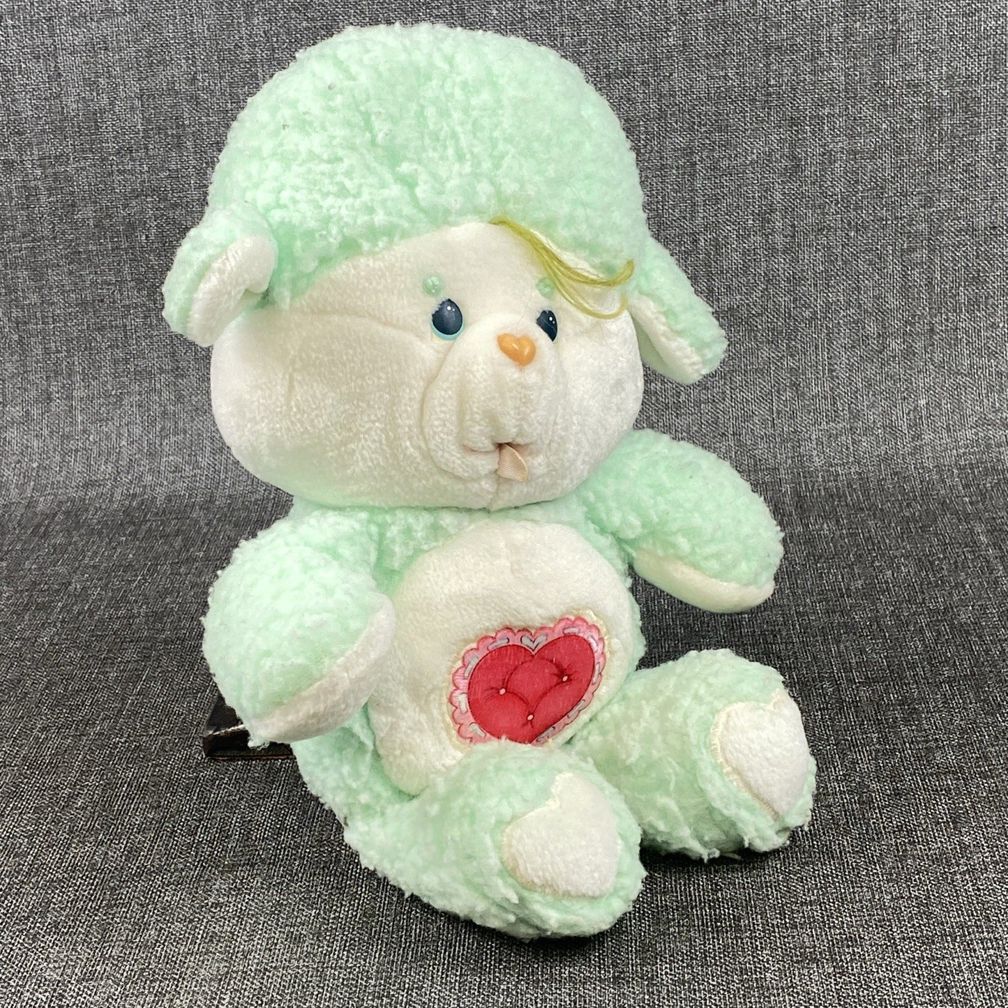 Vintage 1984 Kenner Care Bear Cousins Gentle Heart Lamb 13" Plush Toy