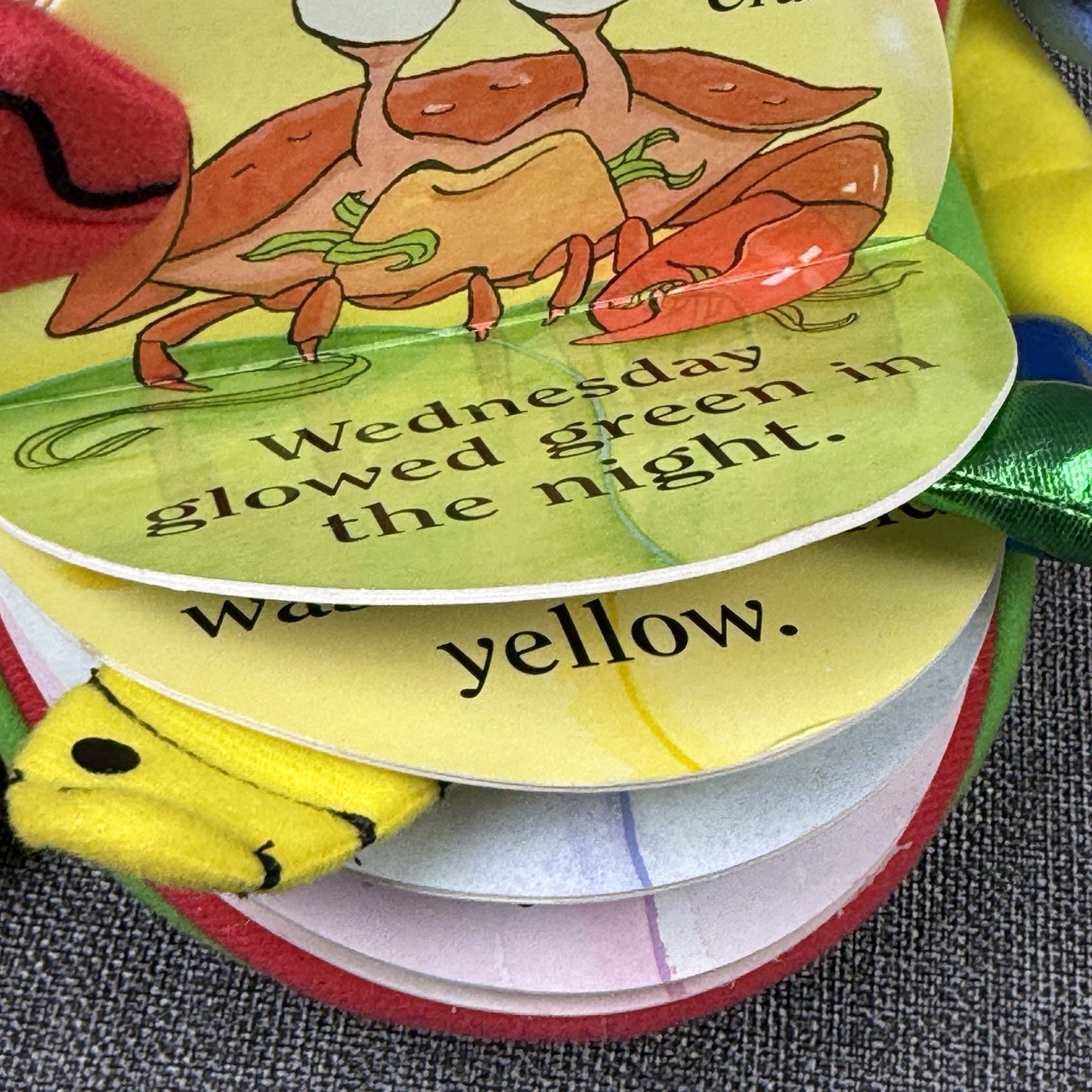 Monday the Bullfrog by Matthew Van Fleet Board Book Hand Puppet Plush Toy 2006