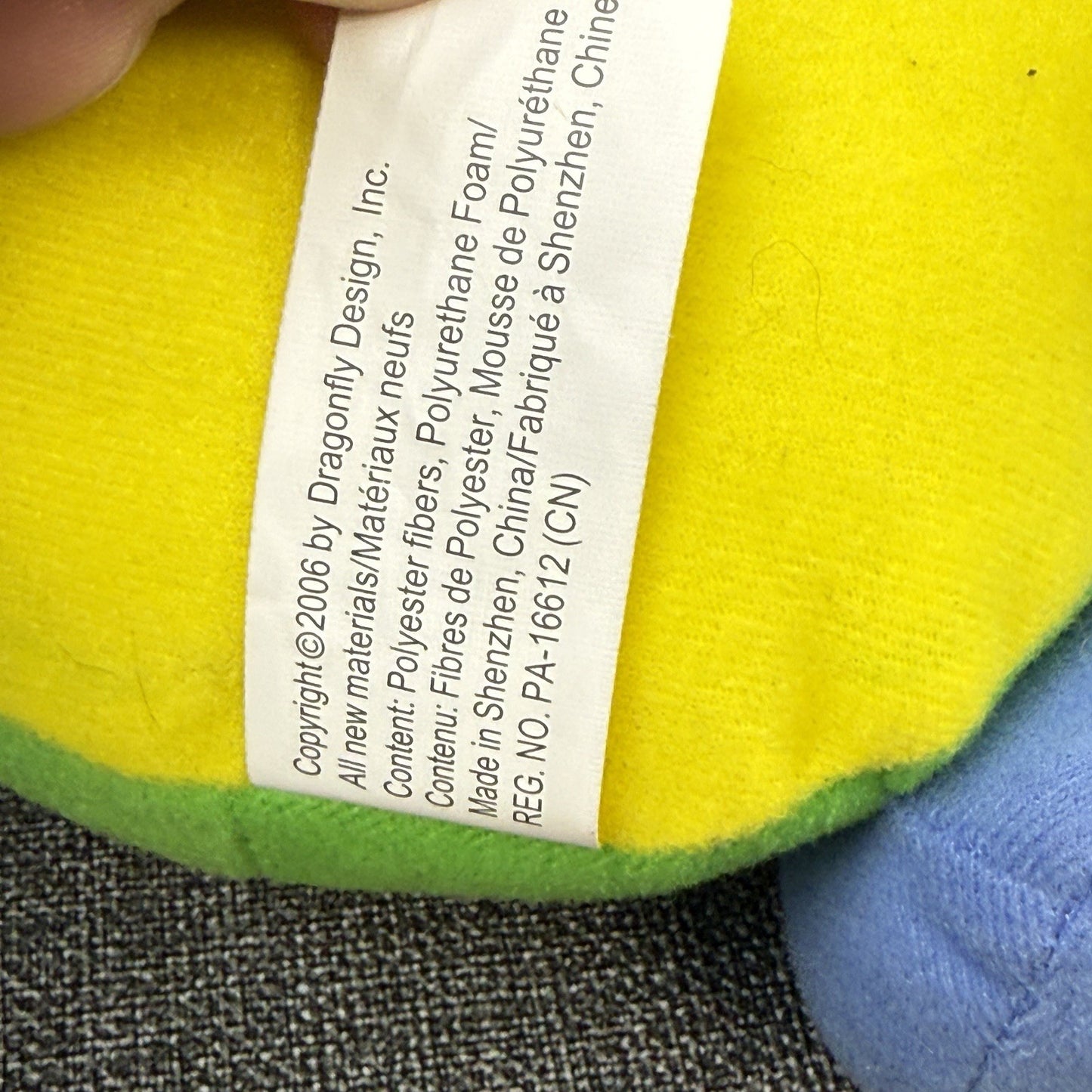 Monday the Bullfrog by Matthew Van Fleet Board Book Hand Puppet Plush Toy 2006