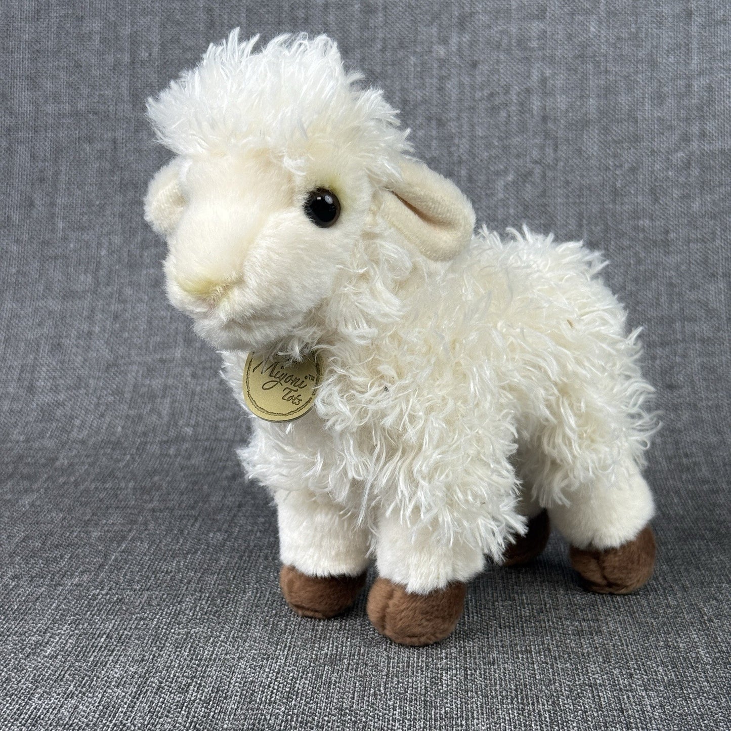 Aurora 10" Miyoni Lovely Lamb Plush Stuffed Animal Toy