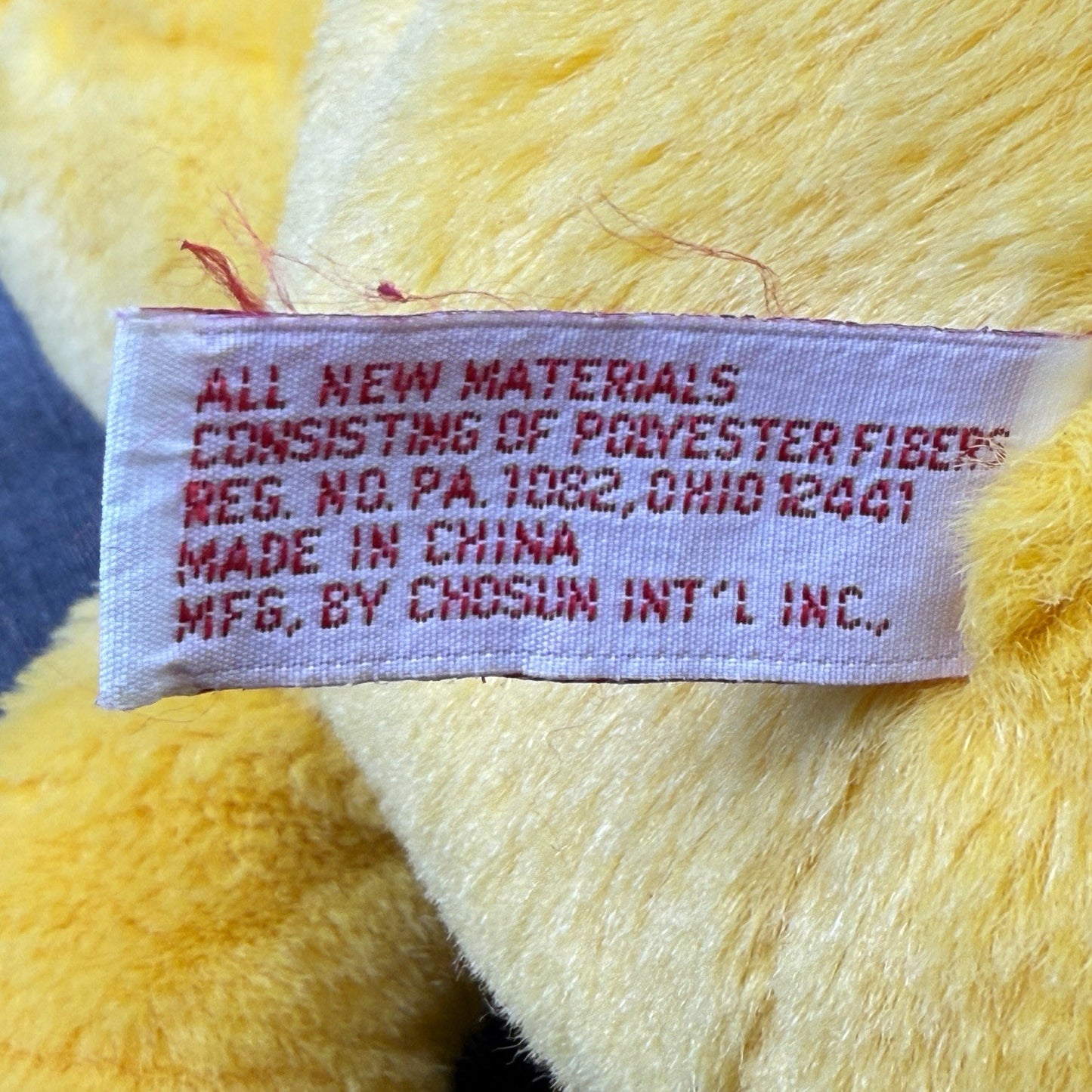 Vintage Sears Winnie The Pooh Plush Bear 14"