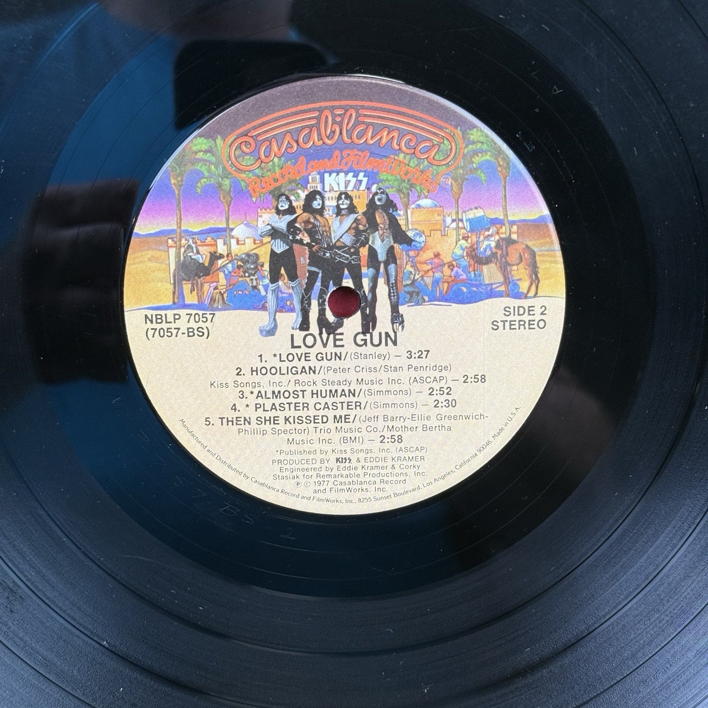 KISS LOVE GUN Casablanca 12" Vinyl Record LP 1977 - VERY GOOD