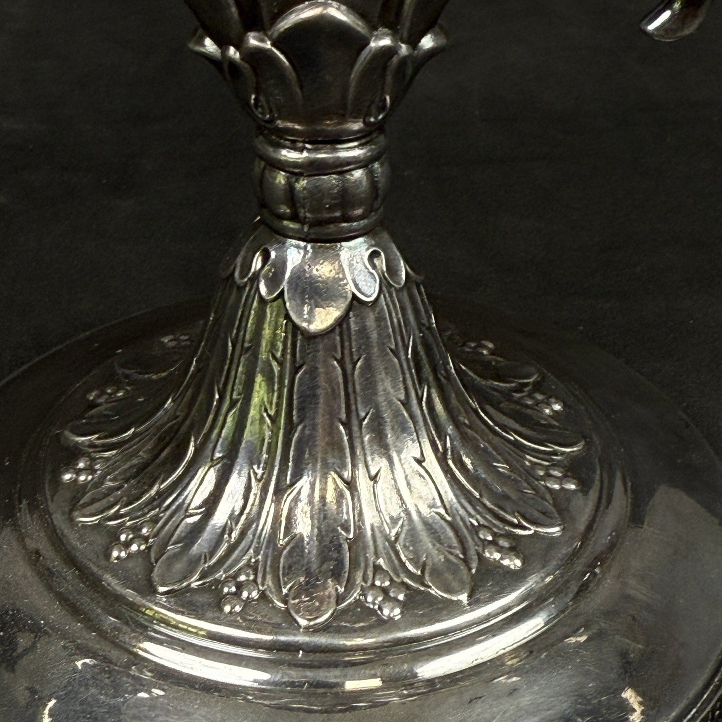 MARQUISE 1847 Rogers Bros 3 Candle Candelabra Silver Plated 009156 IS Stamped