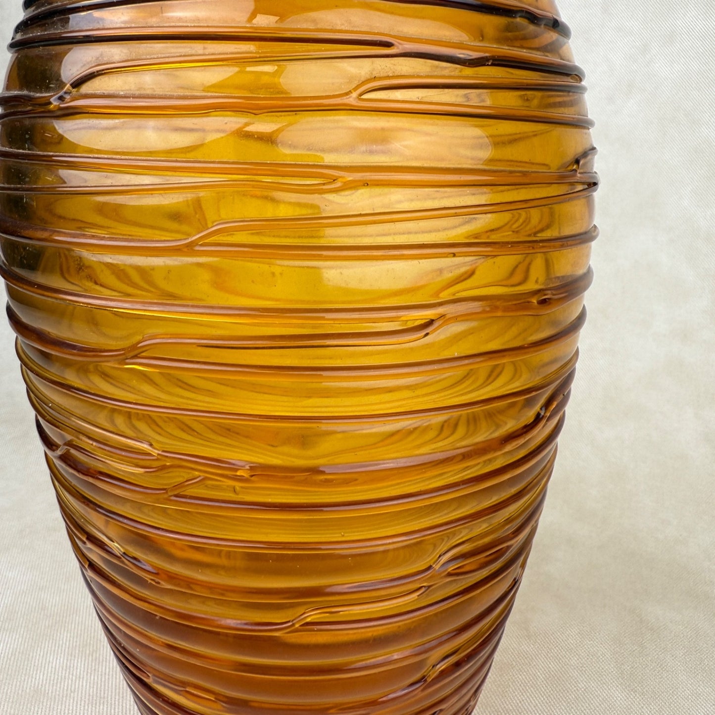 Vintage (1970s) Fulvio Bianconi Glass Vase (10-3/4”h) Great Condition