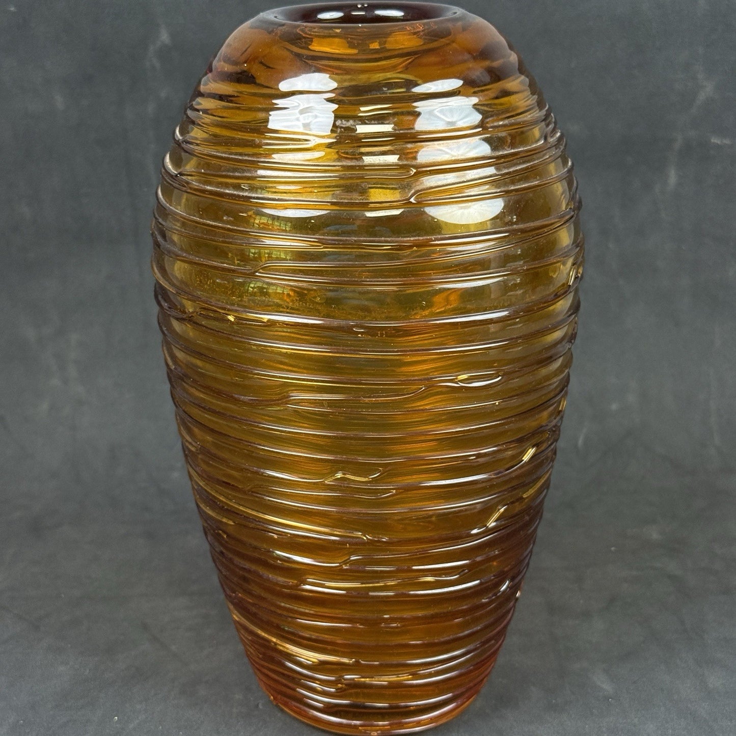 Vintage (1970s) Fulvio Bianconi Glass Vase (10-3/4”h) Great Condition