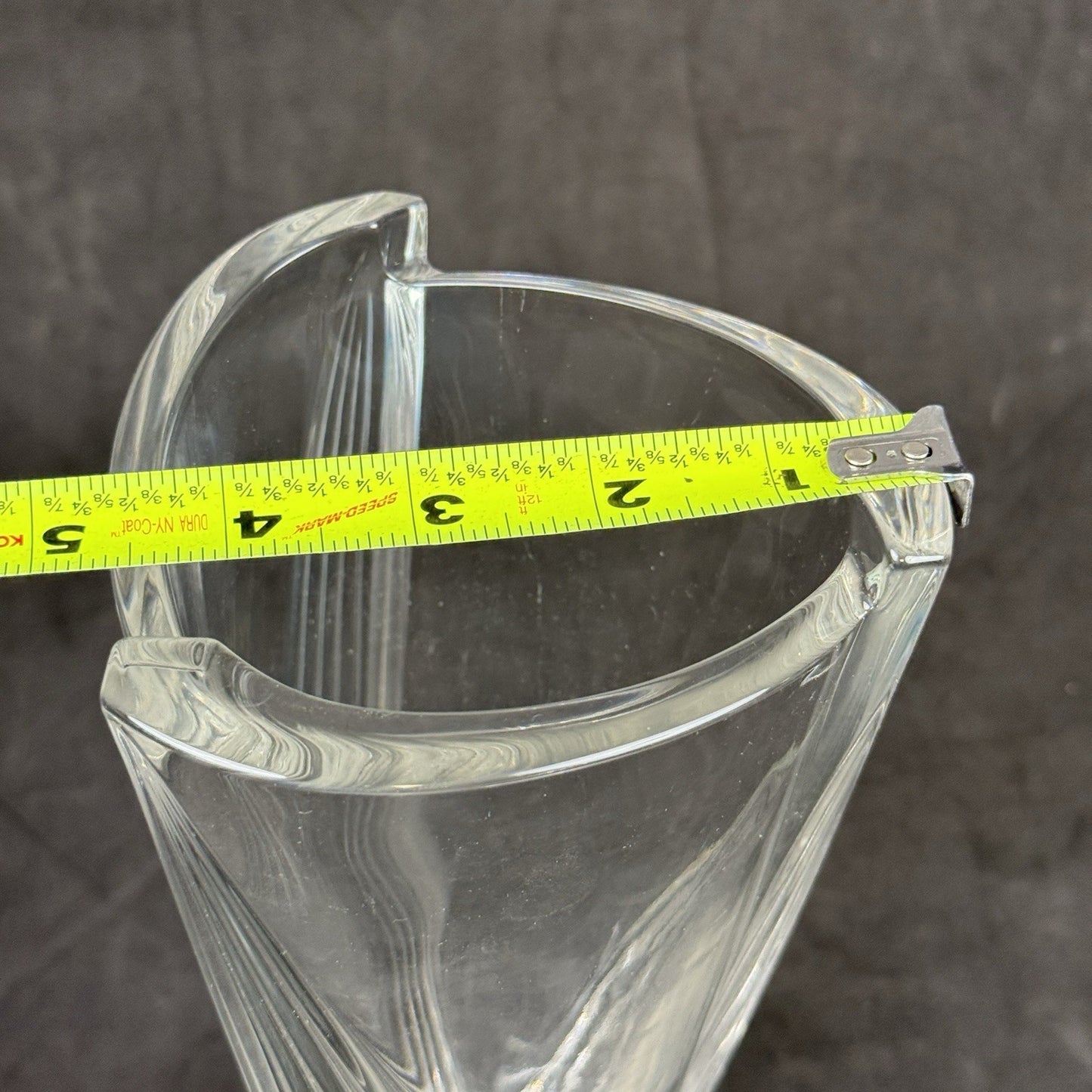 ROSENTHAL GERMANY Lead Crystal Vase 10"