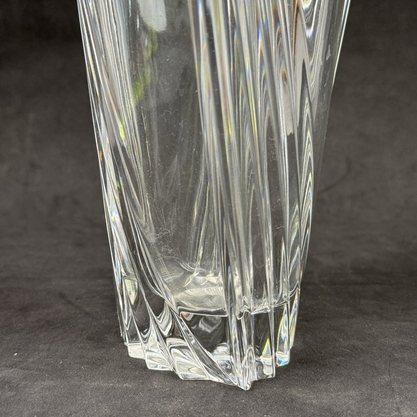 ROSENTHAL GERMANY Lead Crystal Vase 10"