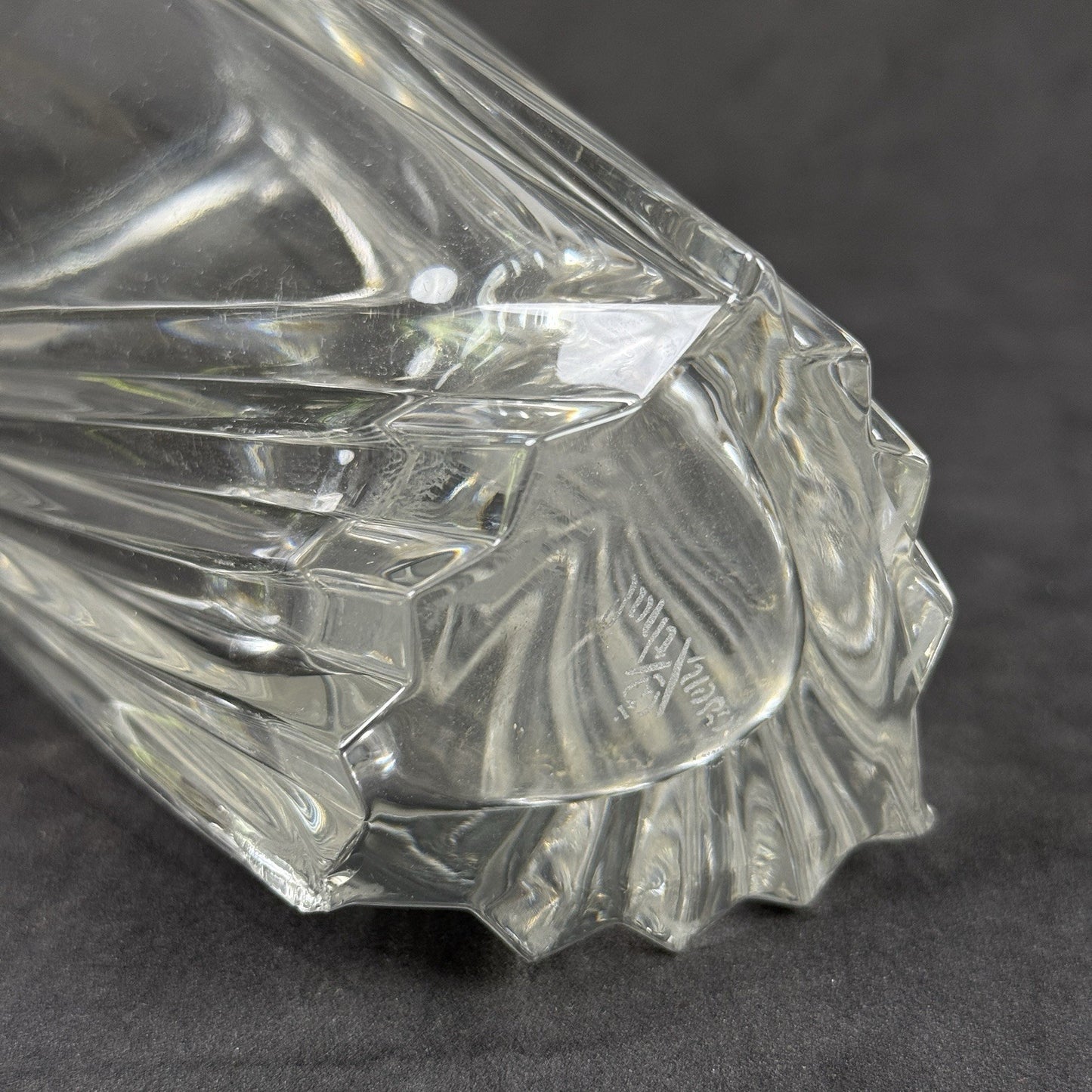 ROSENTHAL GERMANY Lead Crystal Vase 10"