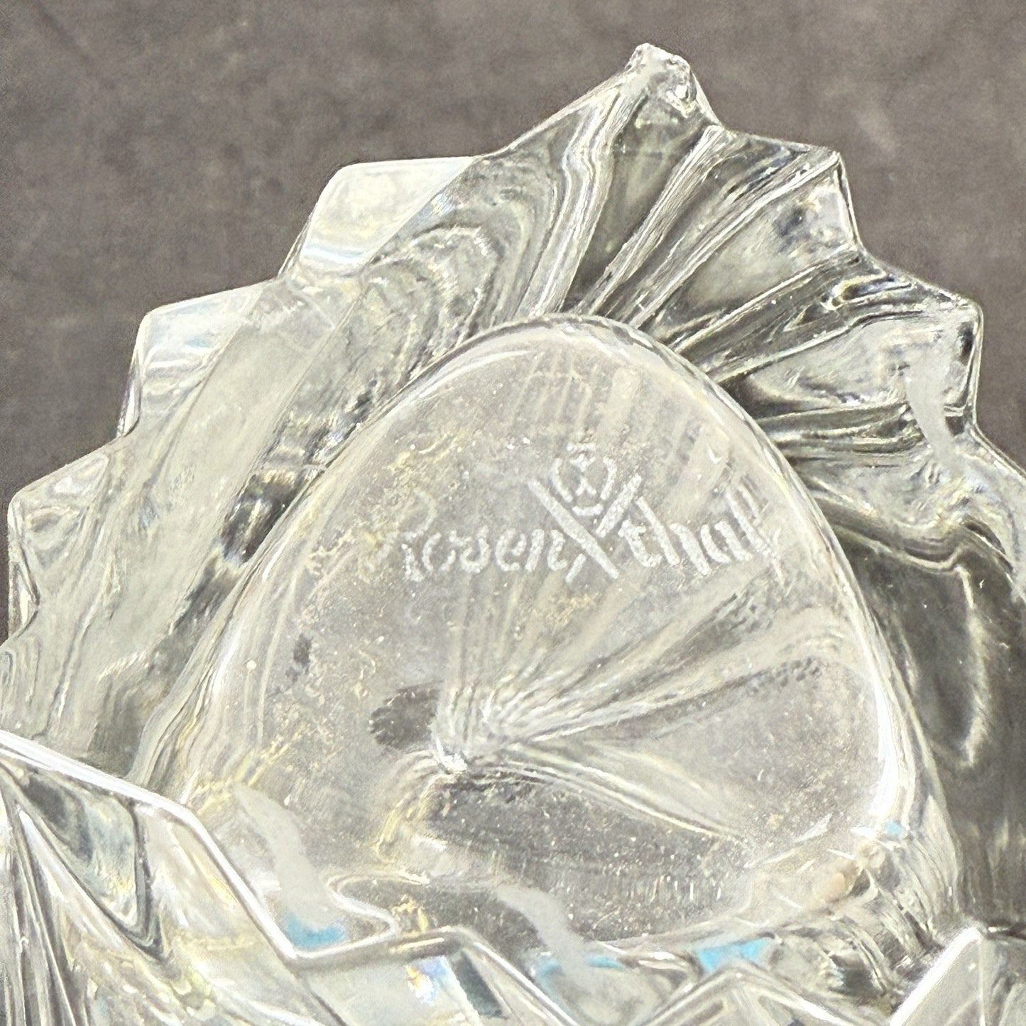 ROSENTHAL GERMANY Lead Crystal Vase 10"