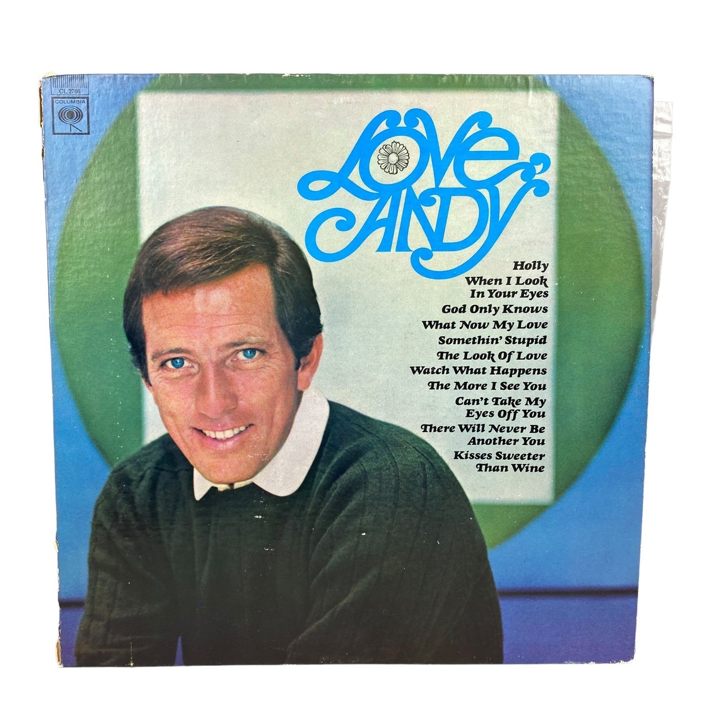 Love Andy Vinyl LP Record Album - Andy Williams - Mono Columbia CL 2766