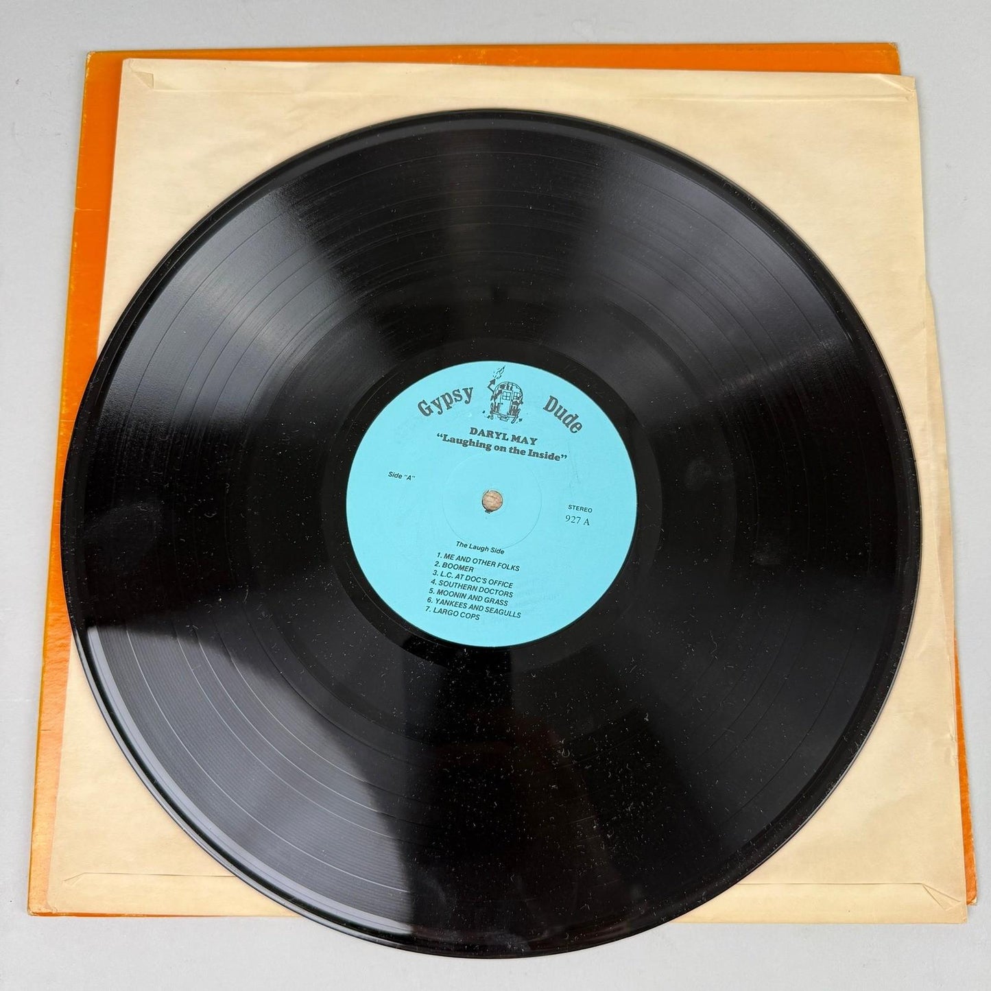 Daryl May Laughing On The Inside Vinyl Record Album SIGNED Clearwater FL