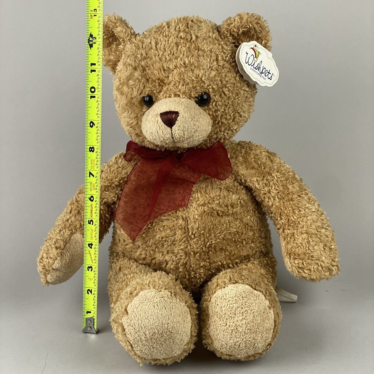Wishpets Plush Bear 'Kelsey' Wish Pets Fluffy Plush Stuffed Toy 18"