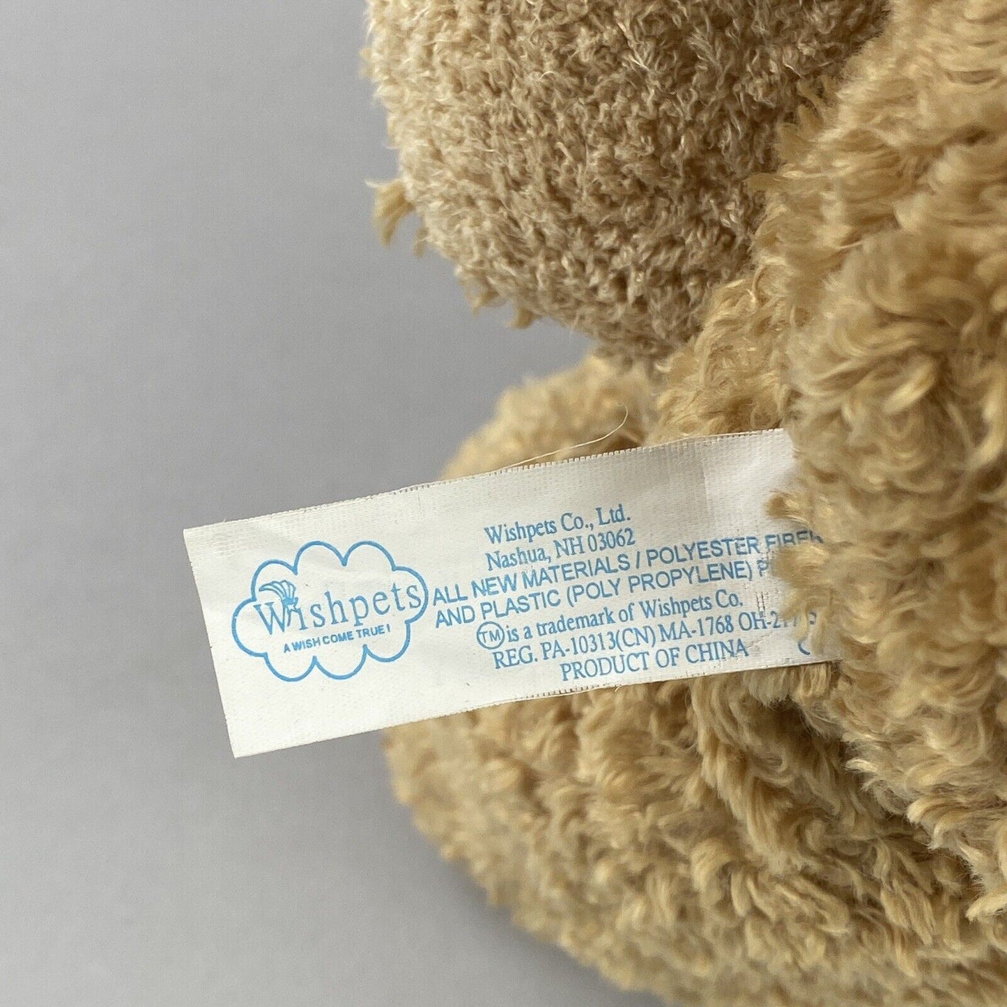 Wishpets Plush Bear 'Kelsey' Wish Pets Fluffy Plush Stuffed Toy 18"