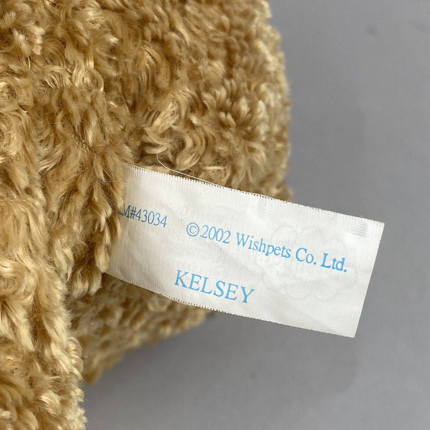 Wishpets Plush Bear 'Kelsey' Wish Pets Fluffy Plush Stuffed Toy 18"