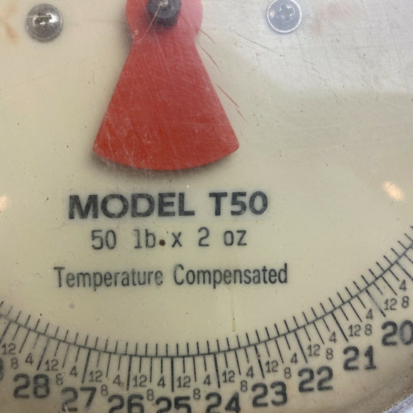 Detecto Top Load Scale 50lb w/Enamel Finish (Rustic)