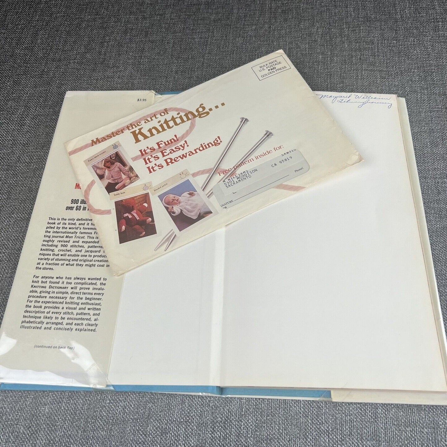 Mon Tricot Knitting Dictionary 900 Stitches and Patterns