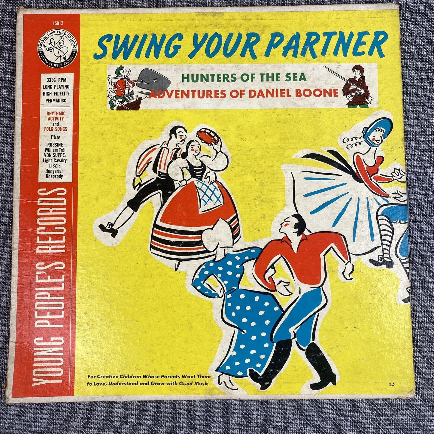 Lot of 10 Vintage Scholastic & Disney Vinyl Records for Children