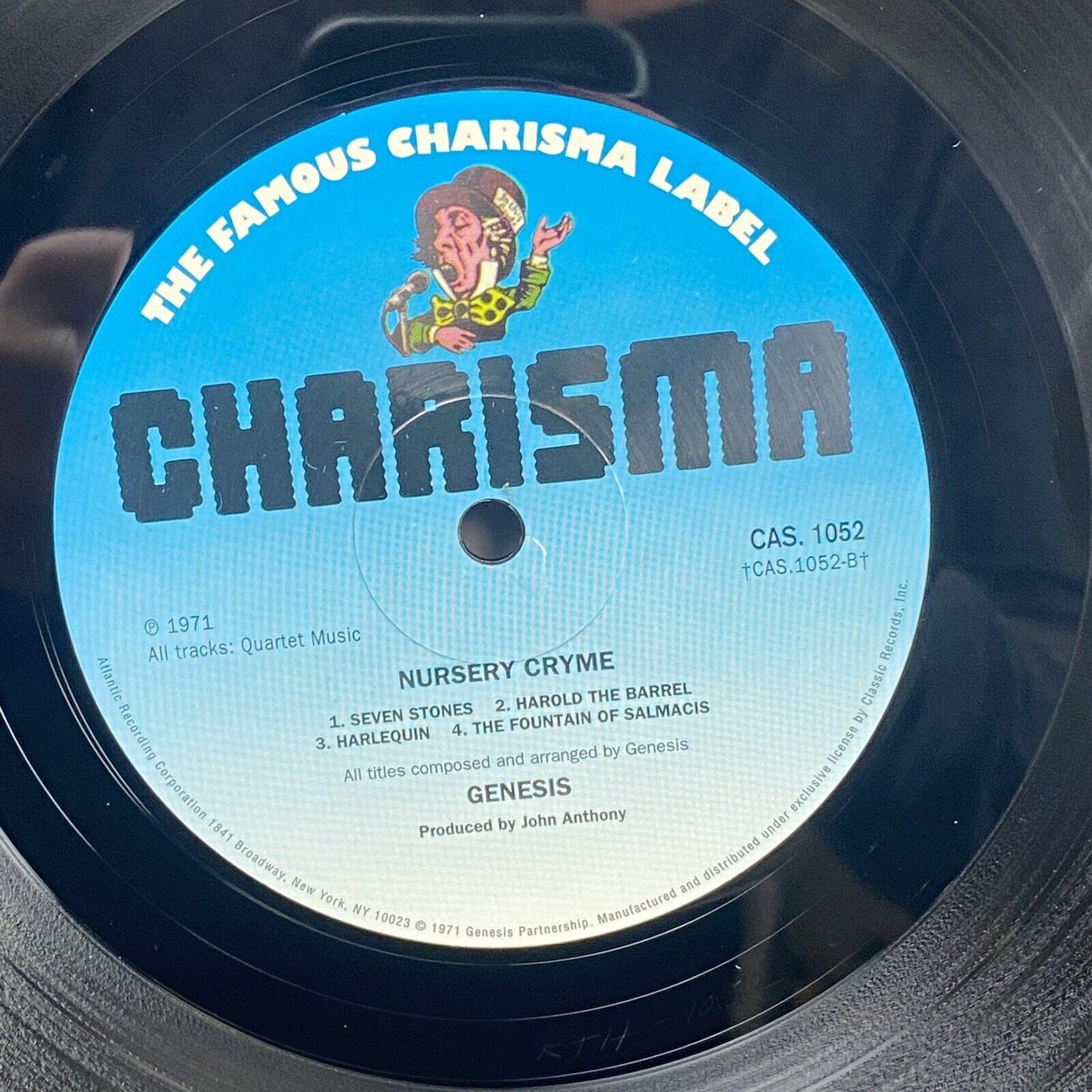 Genesis Nursery Cryme 1971 vinyl record - Reissue 2018 - near mint