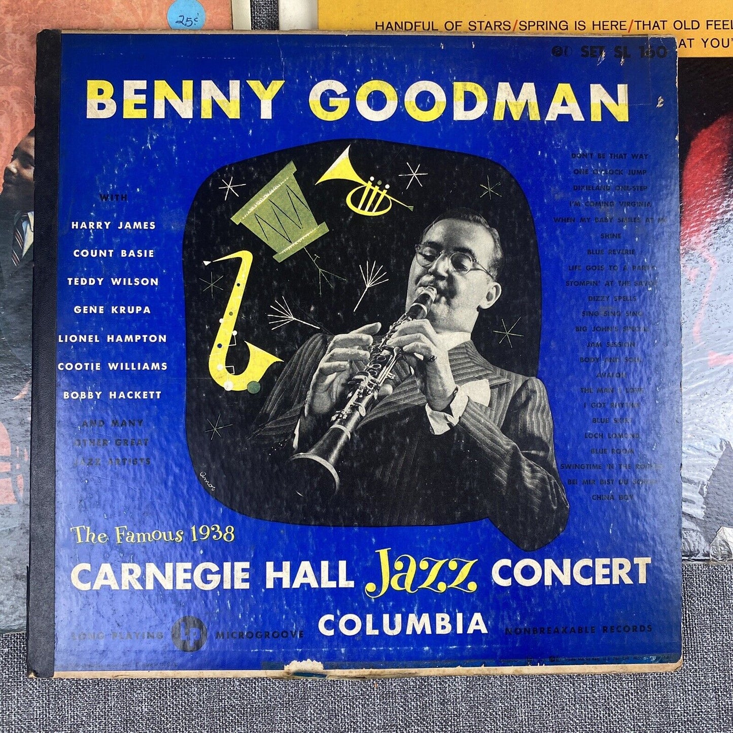 7 Vintage Jazz Vinyl LP Records lot Benny Goodman , Adderley etc...