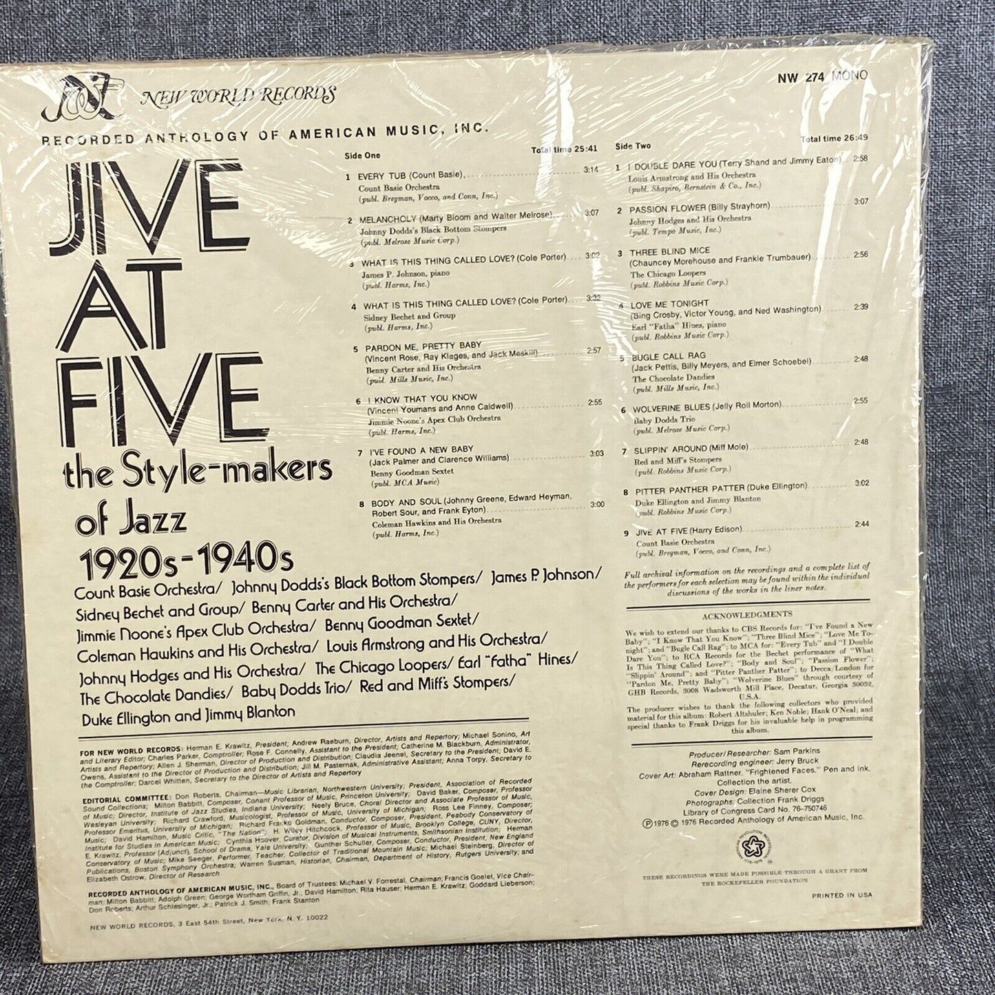7 Vintage Jazz Vinyl LP Records lot Benny Goodman , Adderley etc...