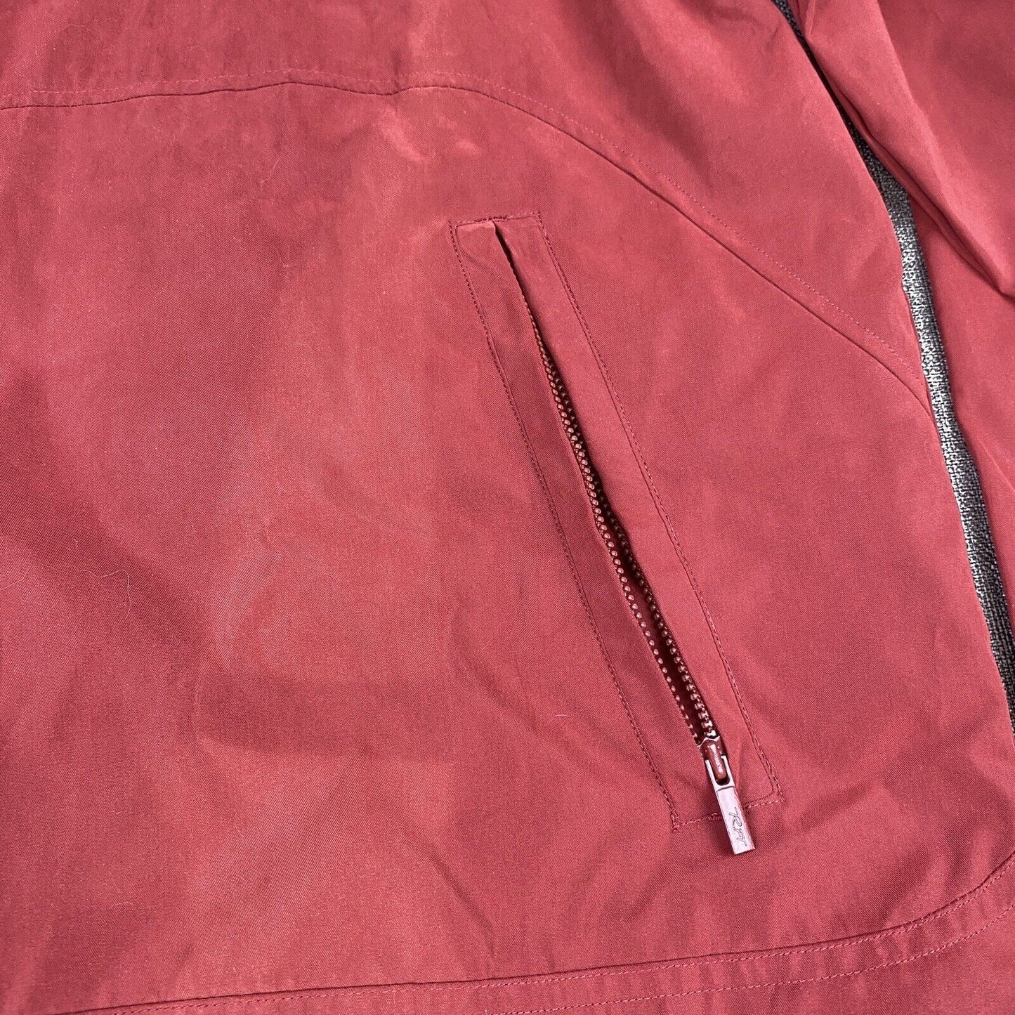 Rainforest RFT Jacket Mens XLarge Burgundy Zip Up NWT