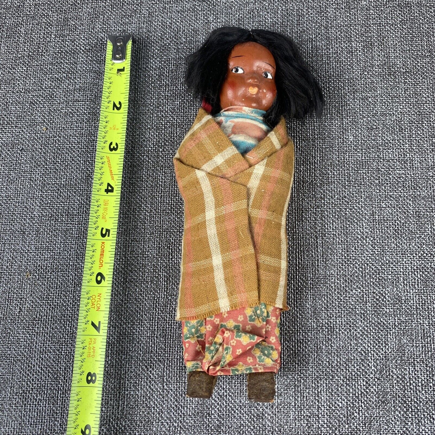 Vintage Skookum Native American Indian Doll, 8 inch